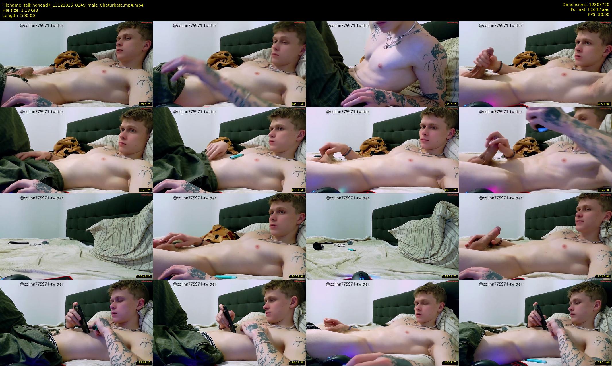 talkinghead7 — 120 minute Chaturbate male cam show recording, 720p, Dec 13, 2025