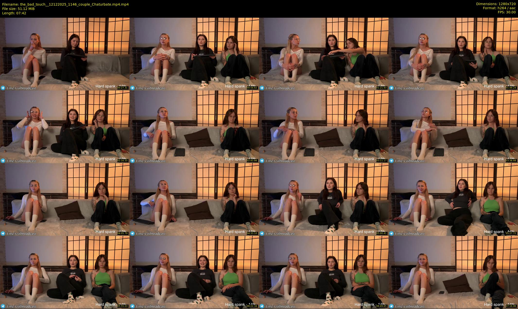 the_bad_touch_ — 8 minute Chaturbate couple cam show recording, 720p, Dec 12, 2025