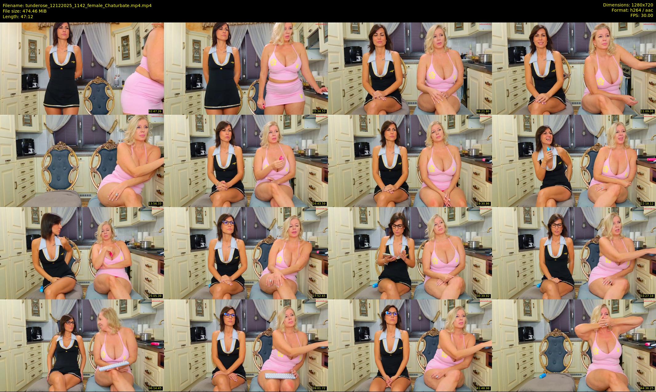 tunderose — 48 minute Chaturbate female cam show recording, 720p, Dec 12, 2025