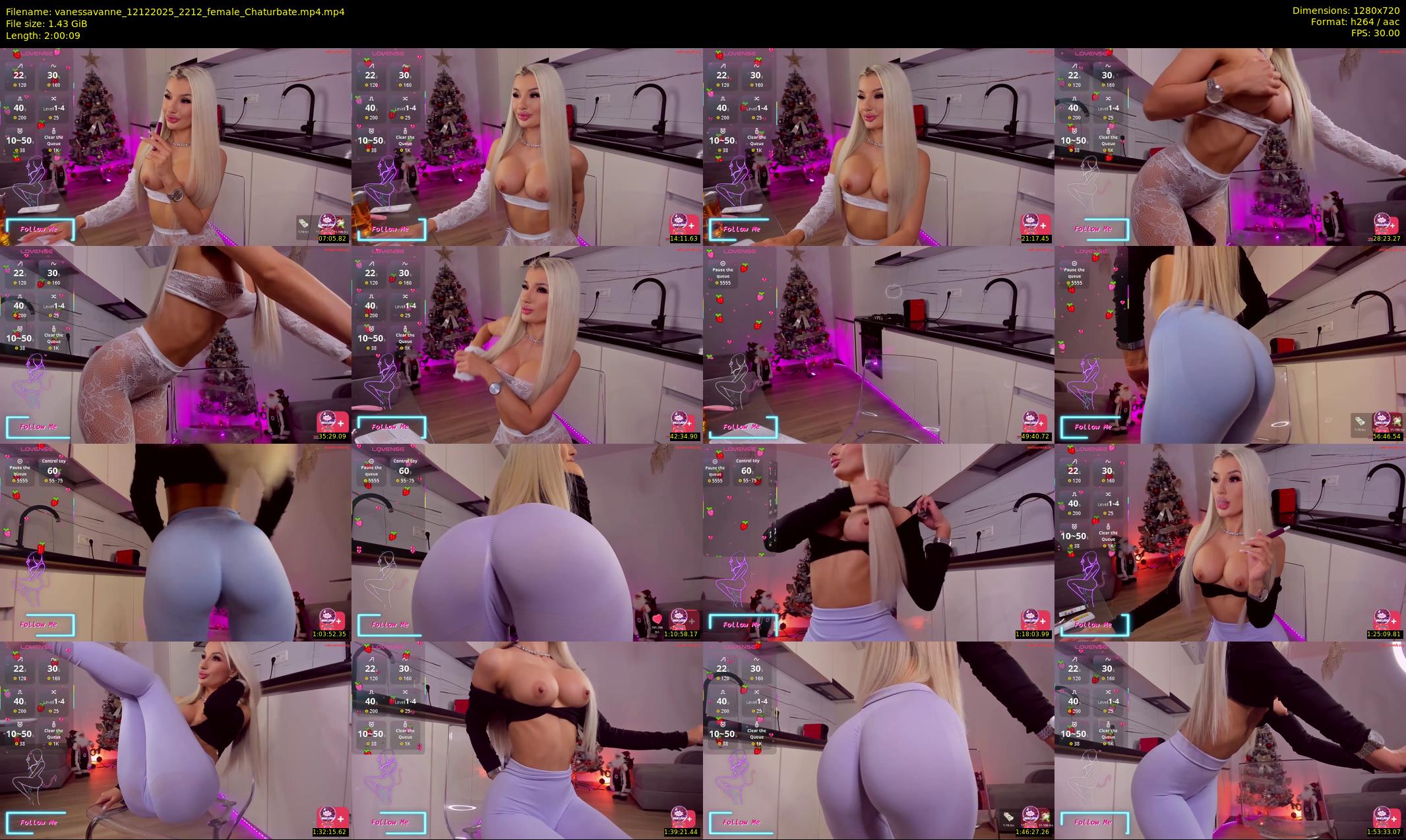 vanessavanne — 121 minute Chaturbate female cam show recording, 720p, Dec 12, 2025
