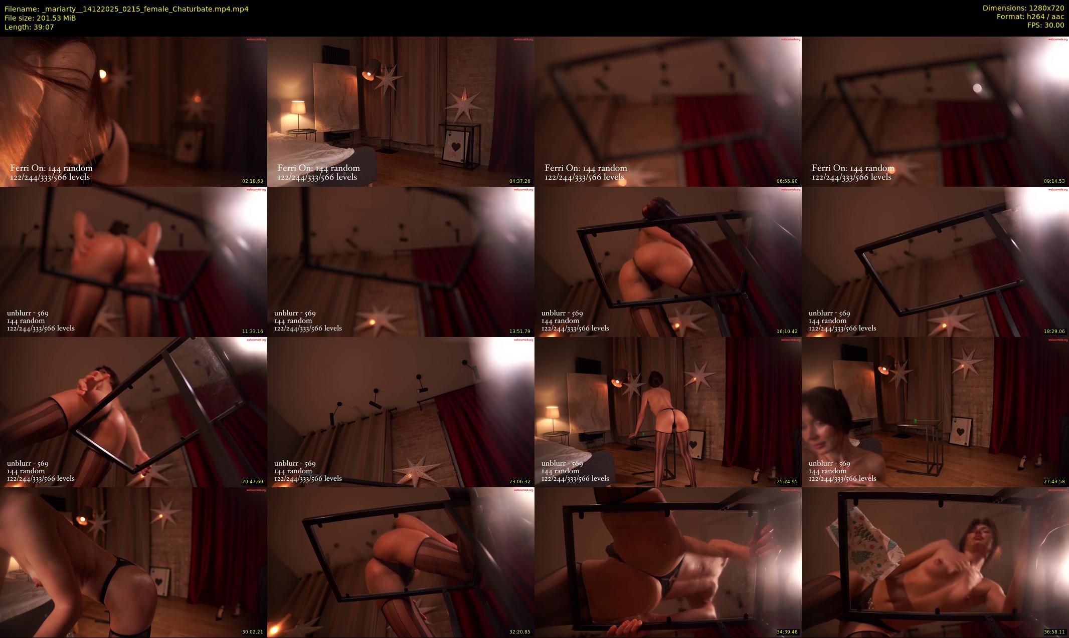 _mariarty_ — 40 minute Chaturbate female cam show recording, 720p, Dec 14, 2025