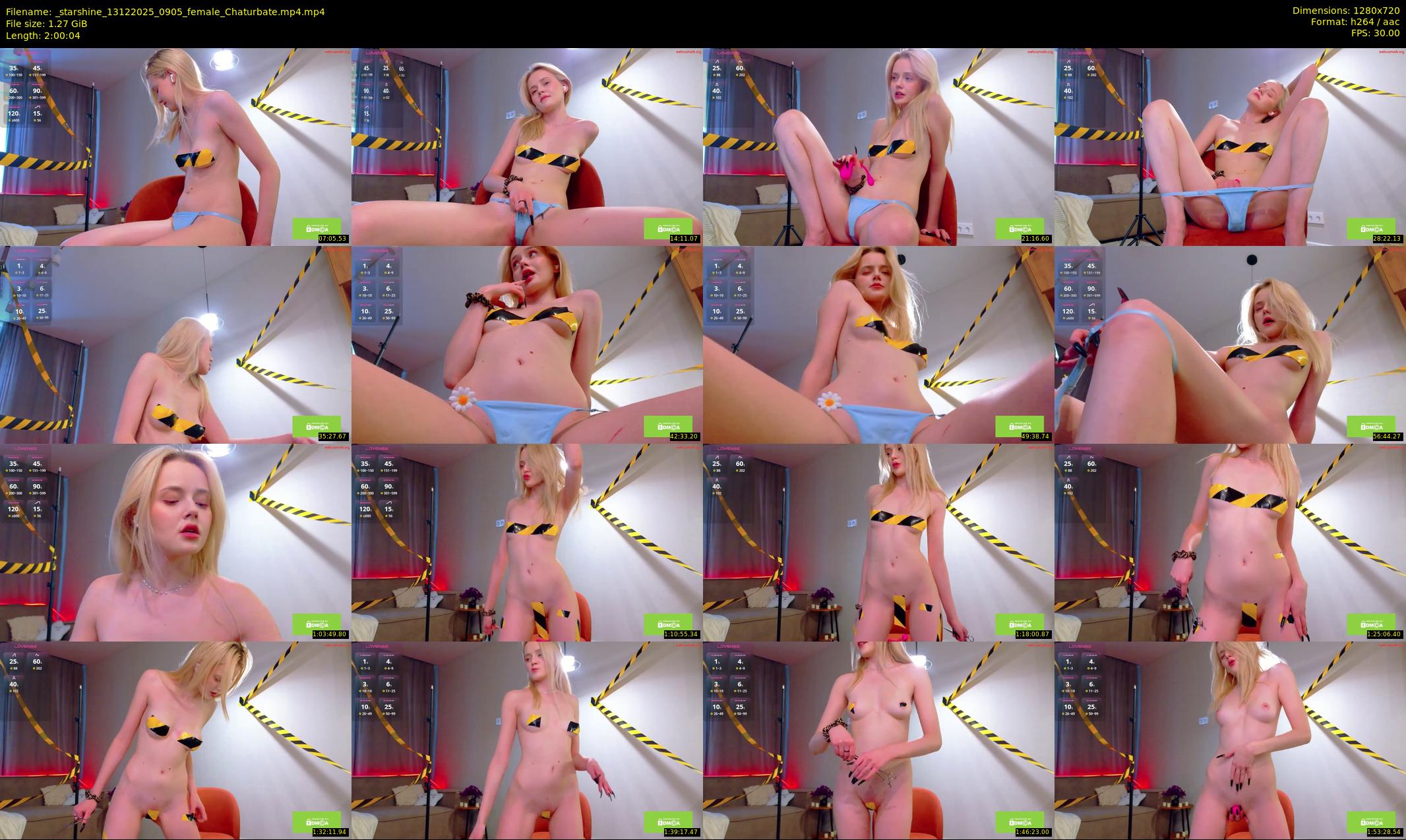 _starshine — 121 minute Chaturbate female cam show recording, 720p, Dec 13, 2025