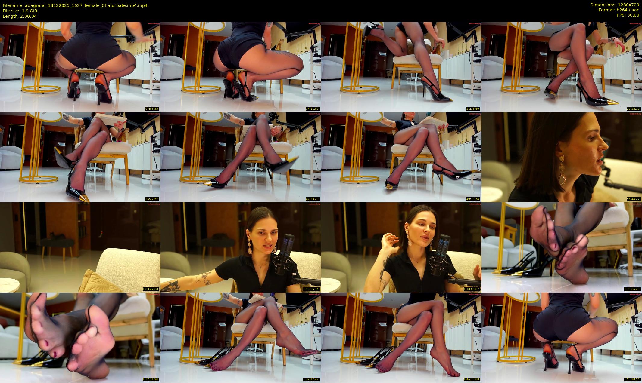 adagrand — 121 minute Chaturbate female cam show recording, 720p, Dec 13, 2025