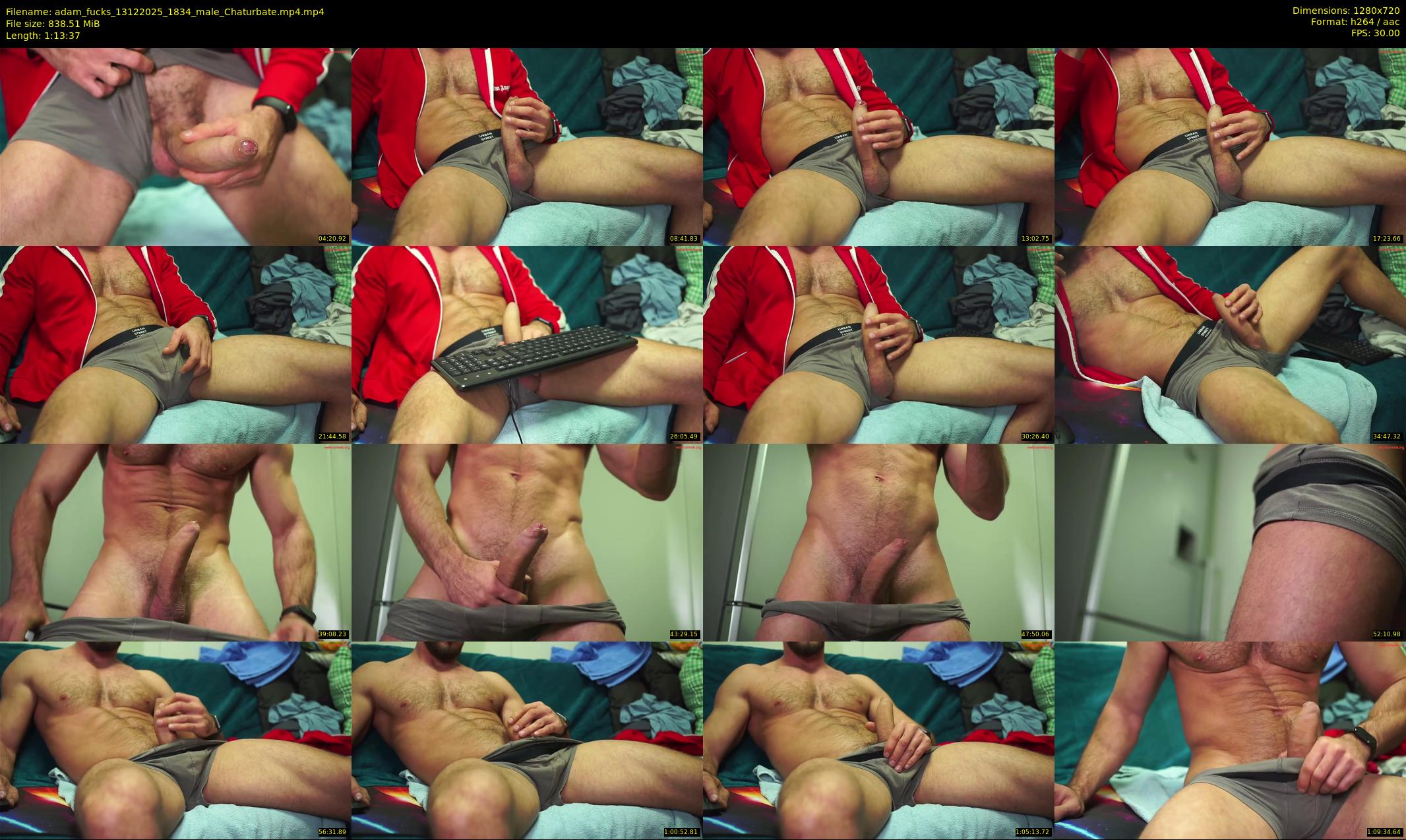 adam_fucks — 74 minute Chaturbate male cam show recording, 720p, Dec 13, 2025