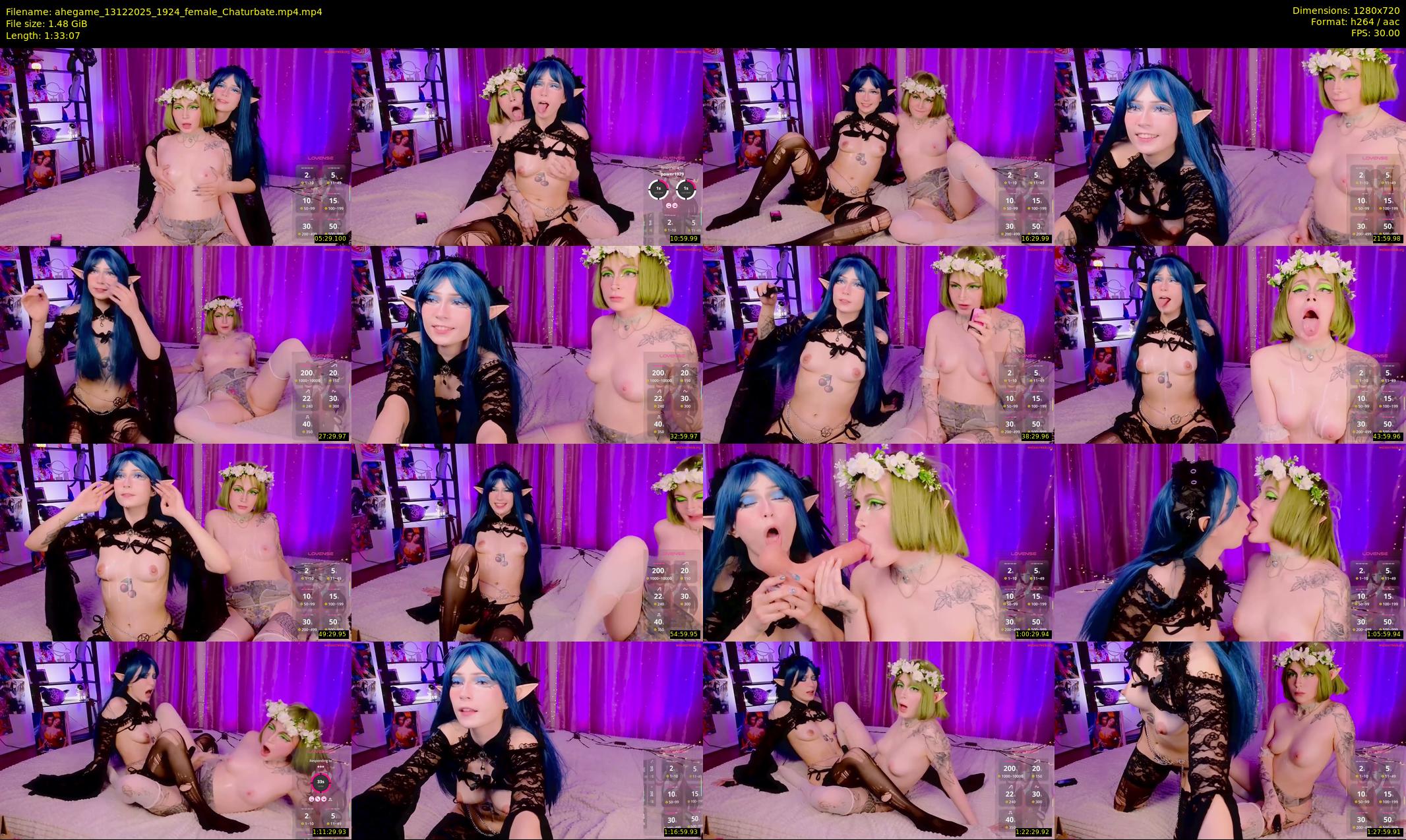 ahegame — 94 minute Chaturbate female cam show recording, 720p, Dec 13, 2025