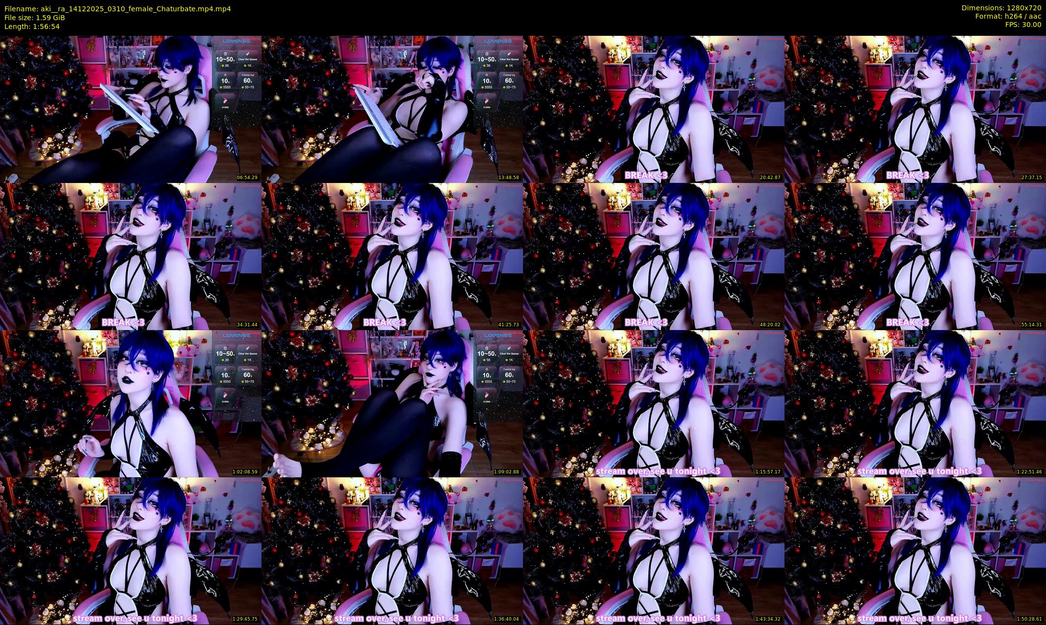 aki__ra — 117 minute Chaturbate female cam show recording, 720p, Dec 14, 2025