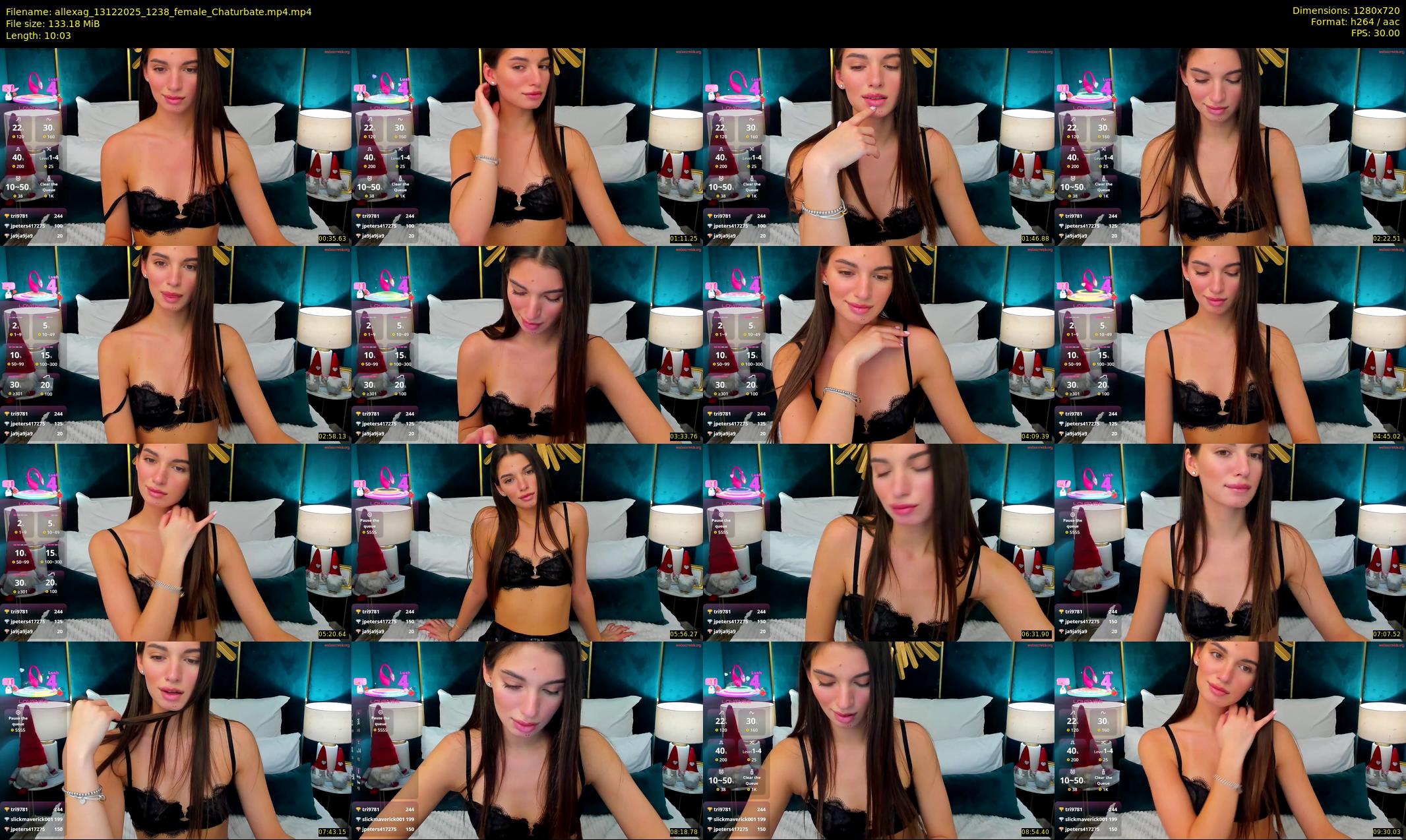 allexag — 11 minute Chaturbate female cam show recording, 720p, Dec 13, 2025