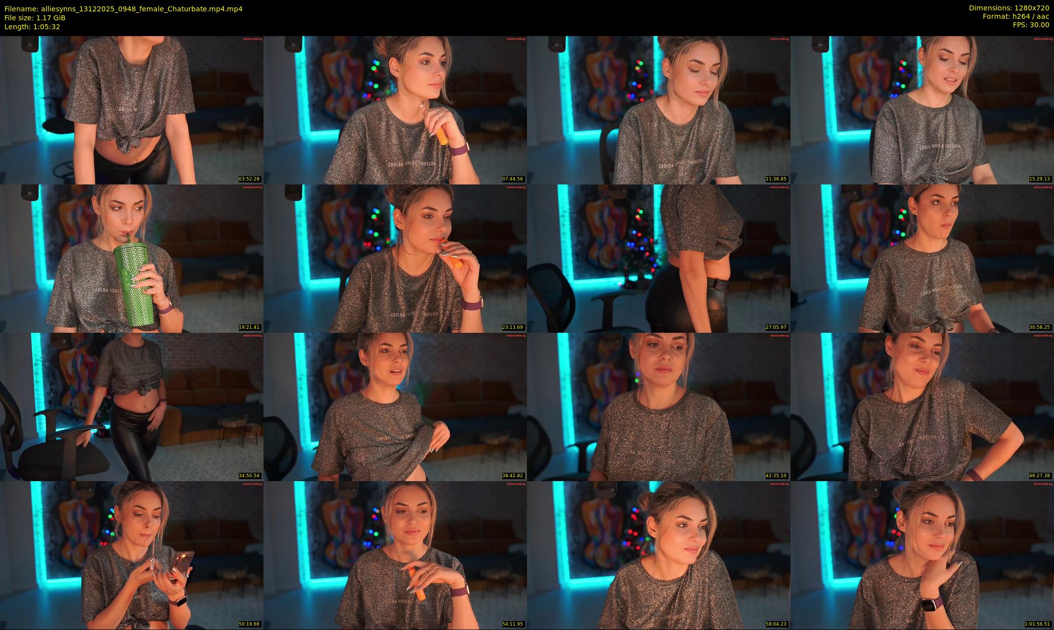 alliesynns — 66 minute Chaturbate female cam show recording, 720p, Dec 13, 2025