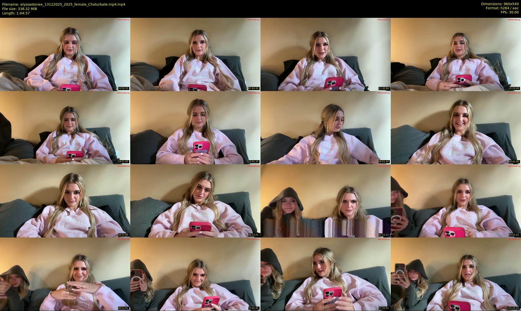 alyssastonee — 65 minute Chaturbate female cam show recording, 480p, Dec 13, 2025