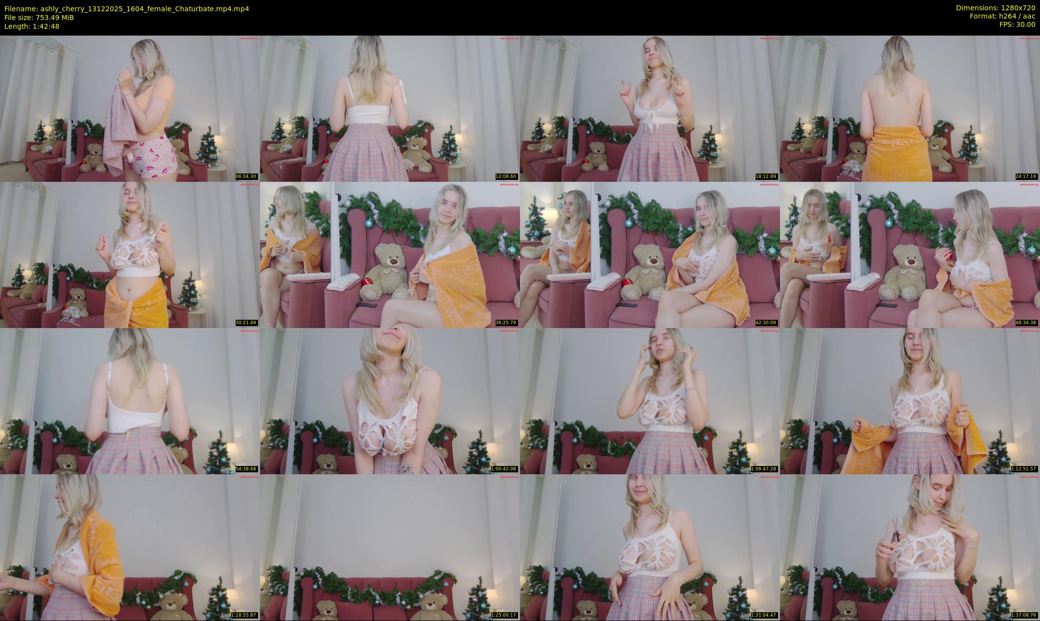 ashly_cherry — 103 minute Chaturbate female cam show recording, 720p, Dec 13, 2025