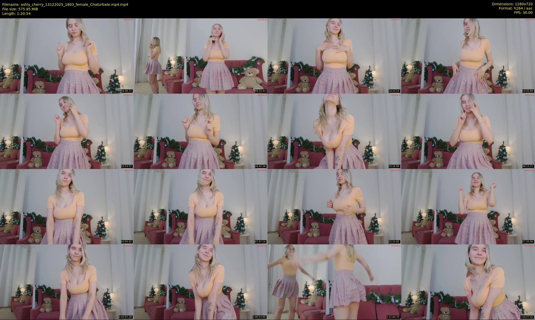 ashly_cherry — 81 minute Chaturbate female cam show recording, 720p, Dec 13, 2025
