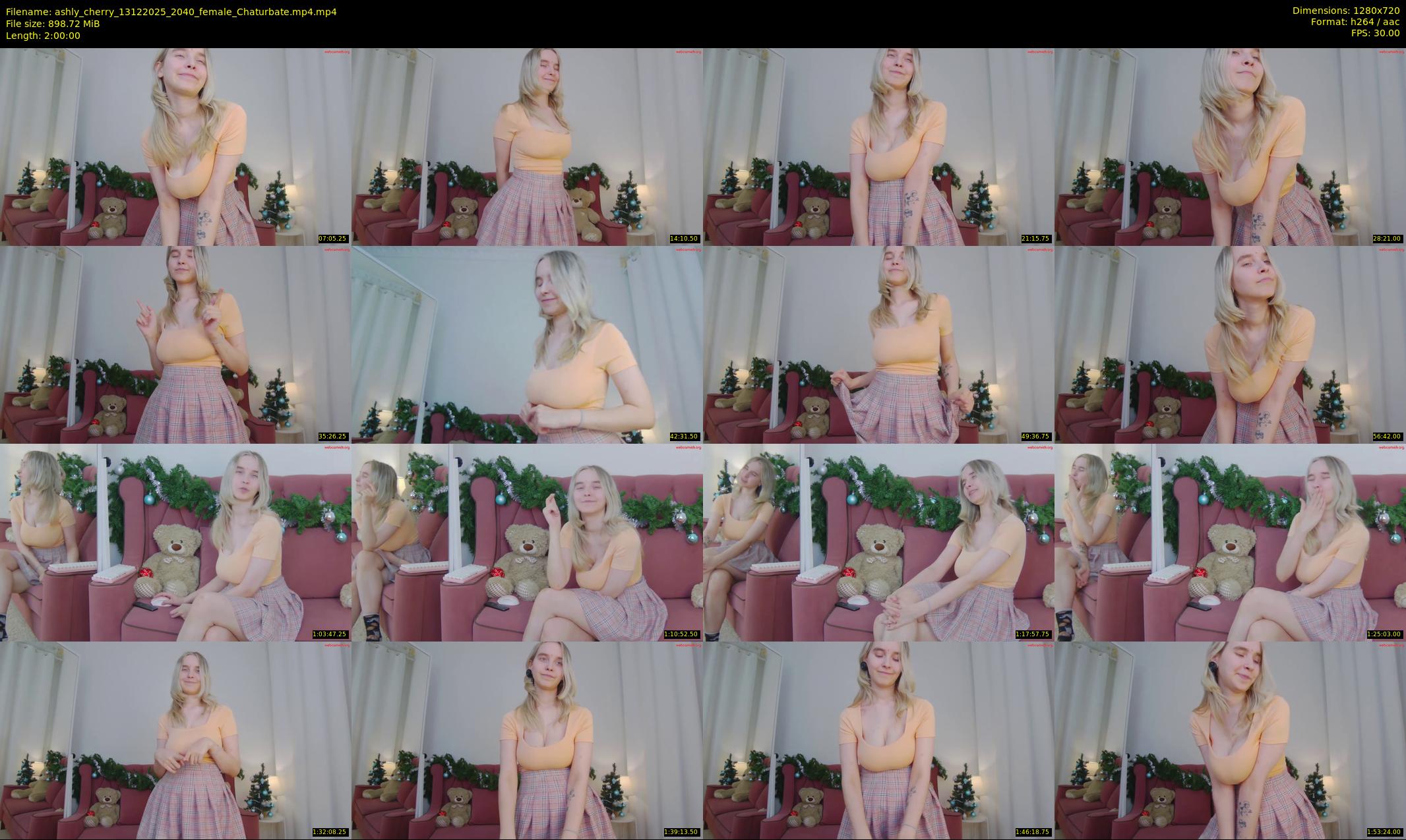 ashly_cherry — 120 minute Chaturbate female cam show recording, 720p, Dec 13, 2025