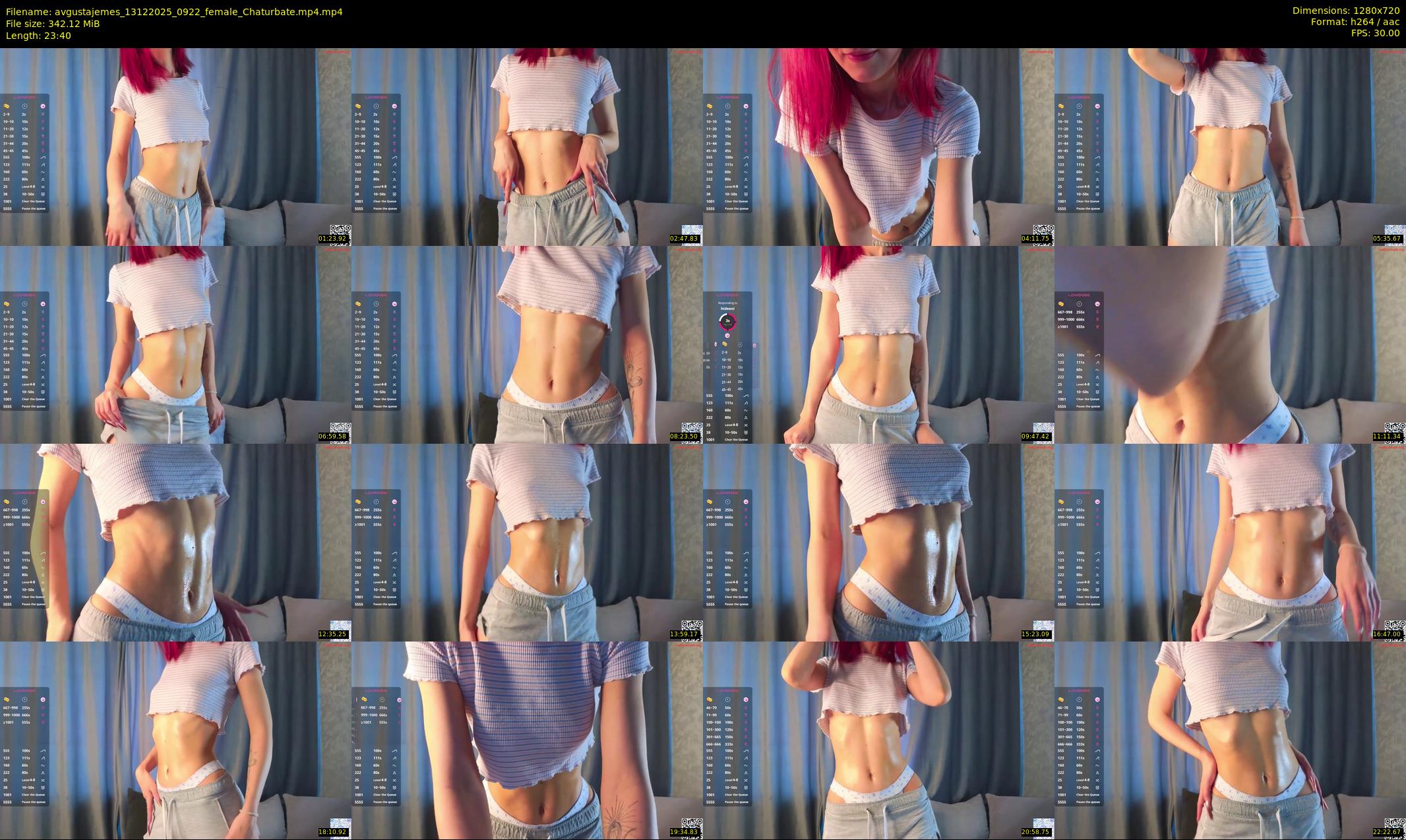 avgustajemes — 24 minute Chaturbate female cam show recording, 720p, Dec 13, 2025