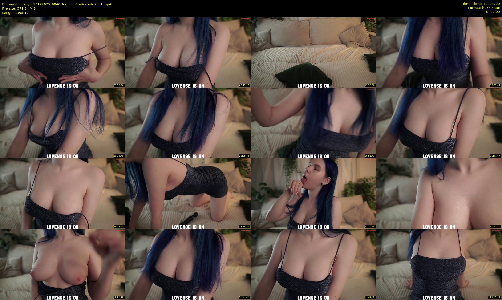 bezuya — 66 minute Chaturbate female cam show recording, 720p, Dec 13, 2025