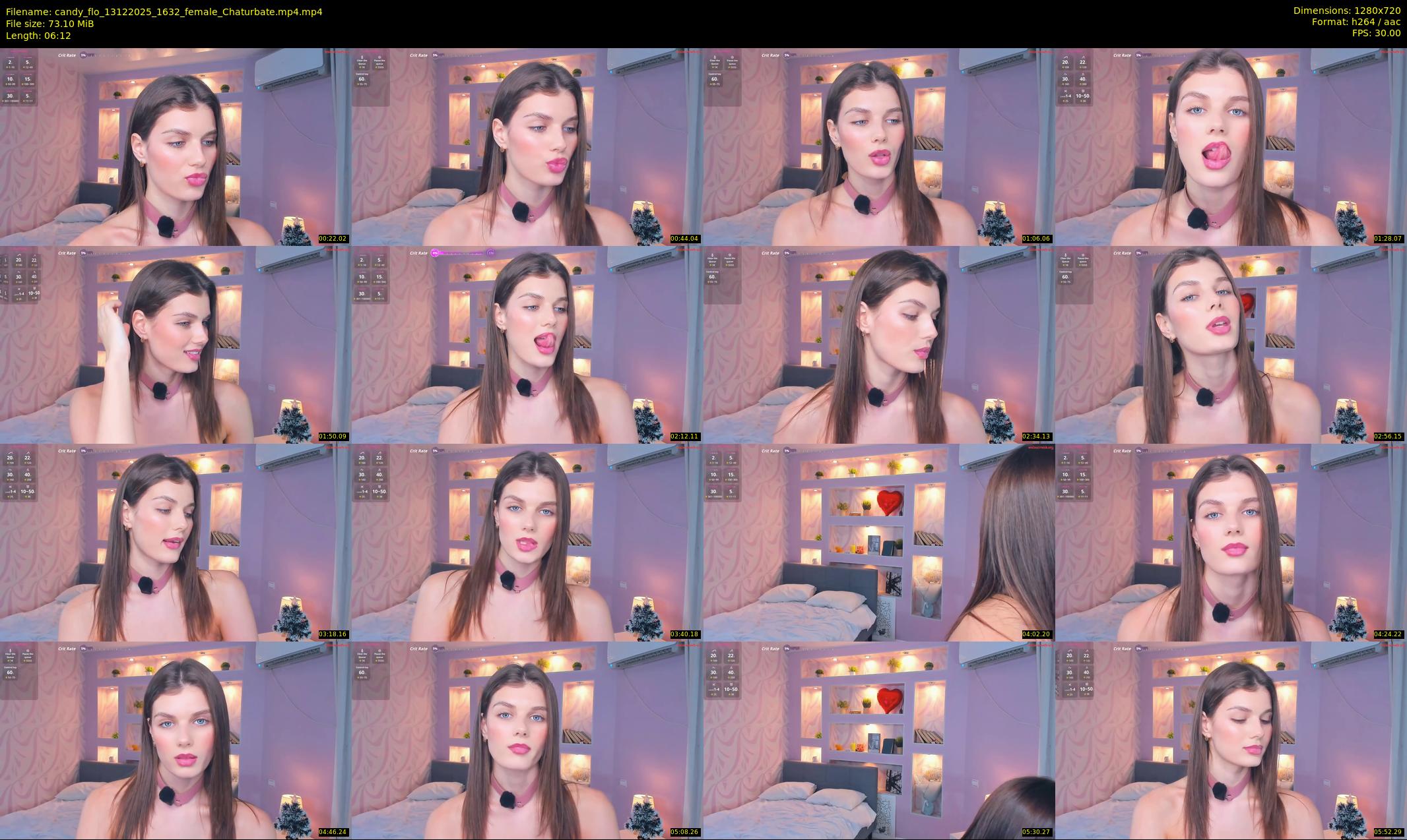 candy_flo — 7 minute Chaturbate female cam show recording, 720p, Dec 13, 2025