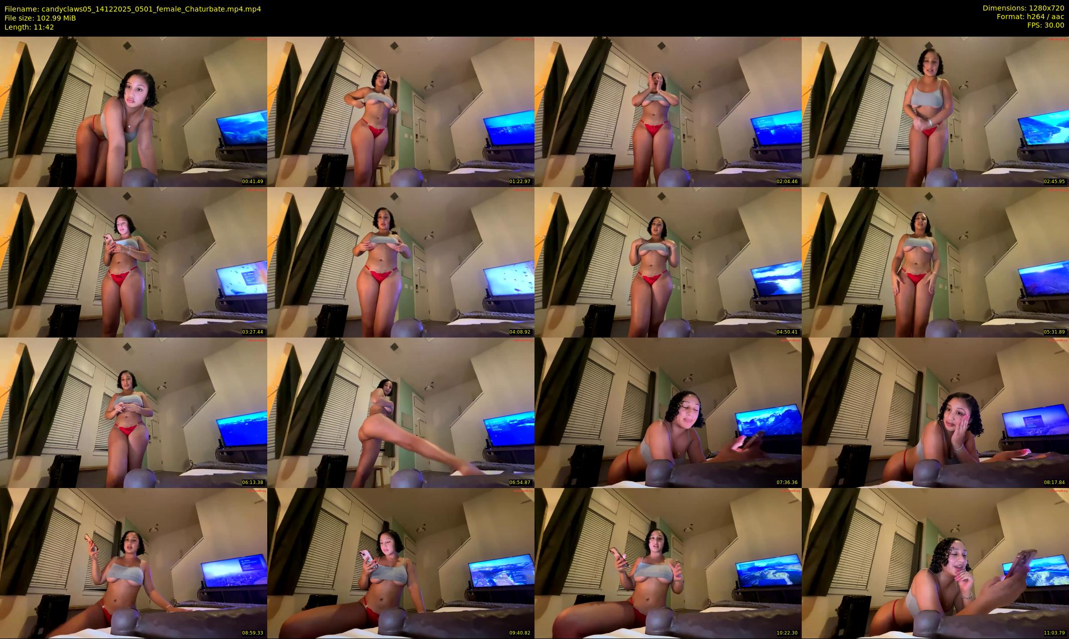 candyclaws05 — 12 minute Chaturbate female cam show recording, 720p, Dec 14, 2025