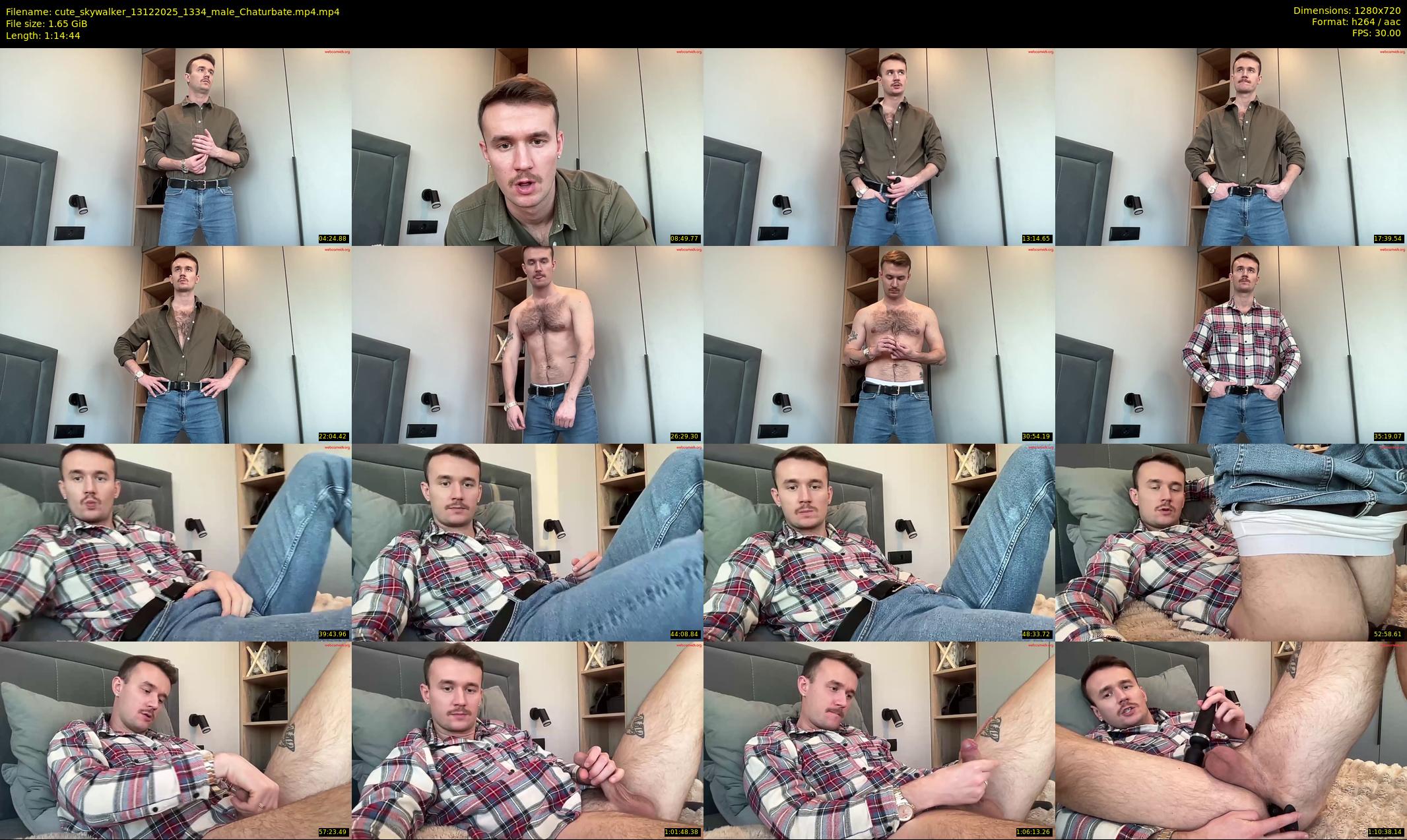 cute_skywalker — 75 minute Chaturbate male cam show recording, 720p, Dec 13, 2025