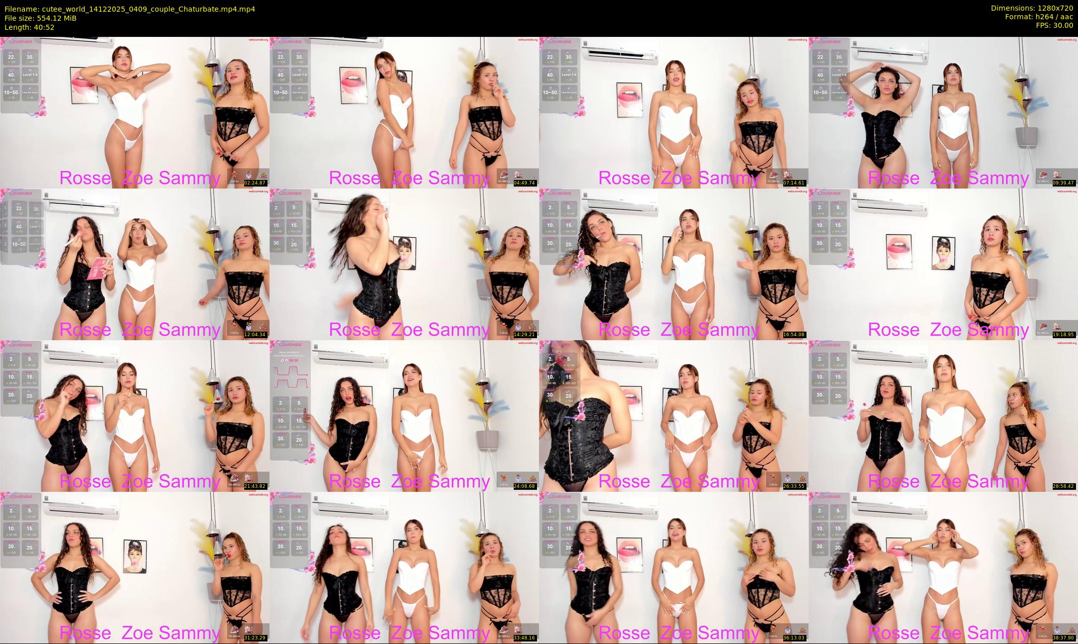 cutee_world — 41 minute Chaturbate female cam show recording, 720p, Dec 14, 2025