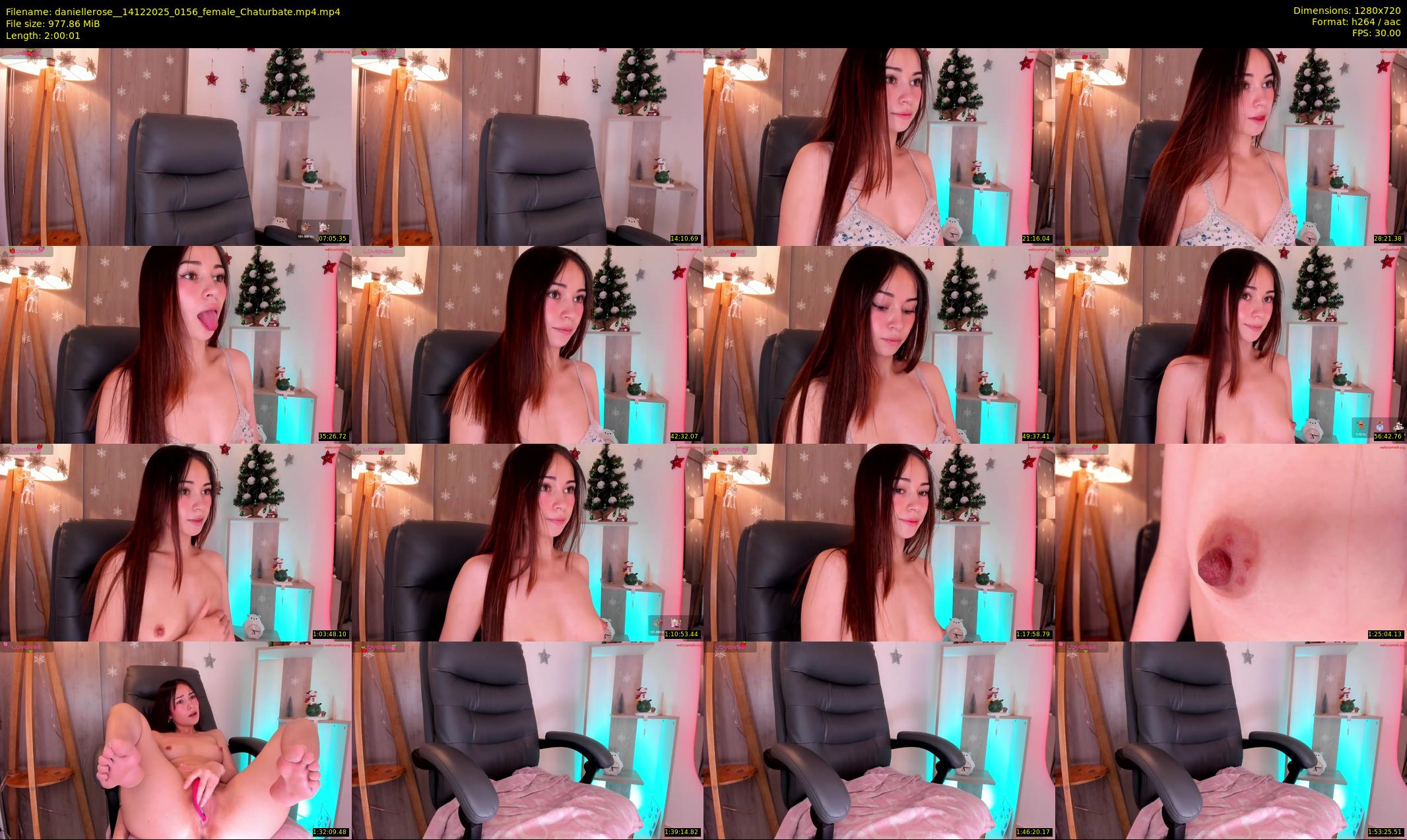 daniellerose_ — 121 minute Chaturbate female cam show recording, 720p, Dec 14, 2025