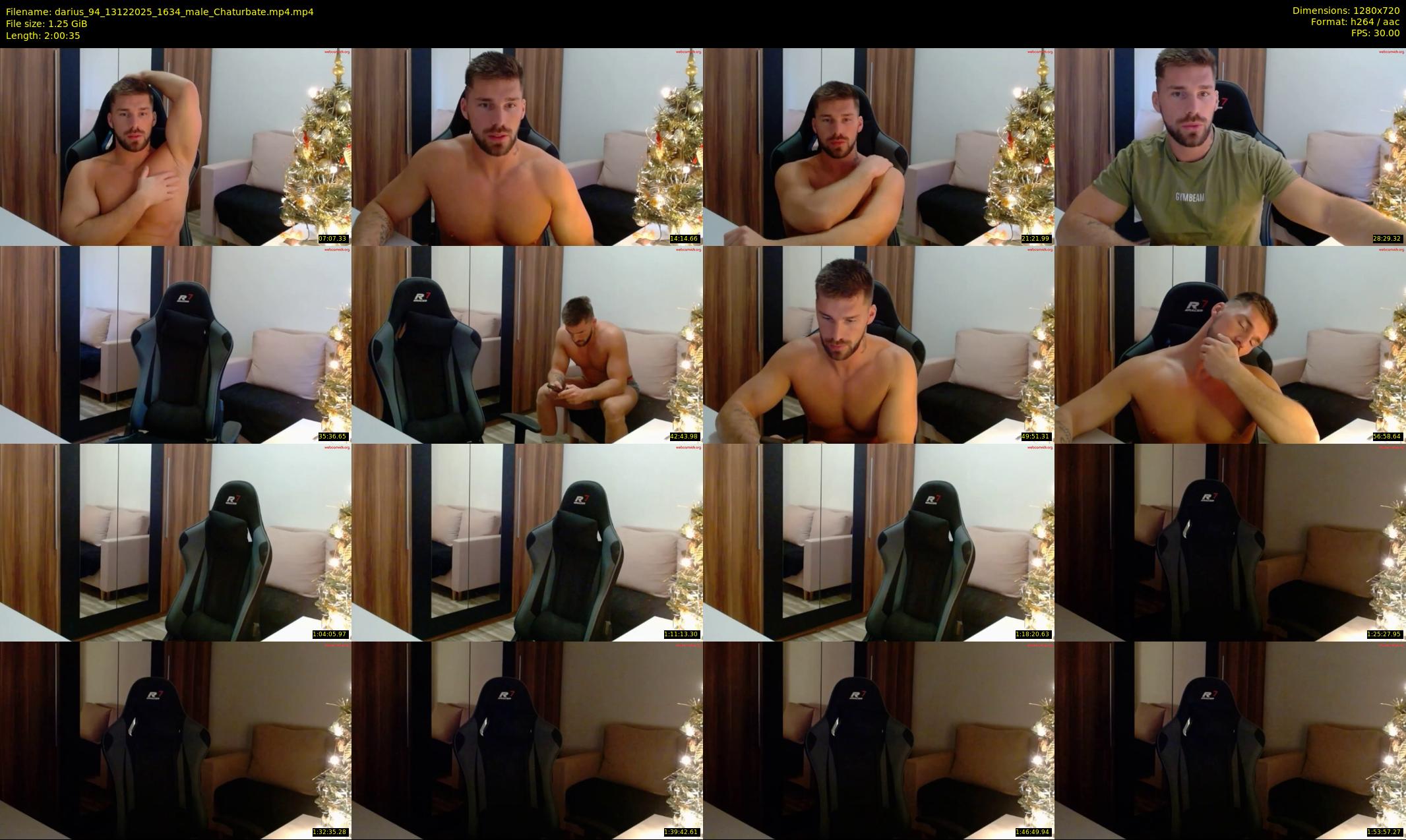 darius_94 — 121 minute Chaturbate male cam show recording, 720p, Dec 13, 2025