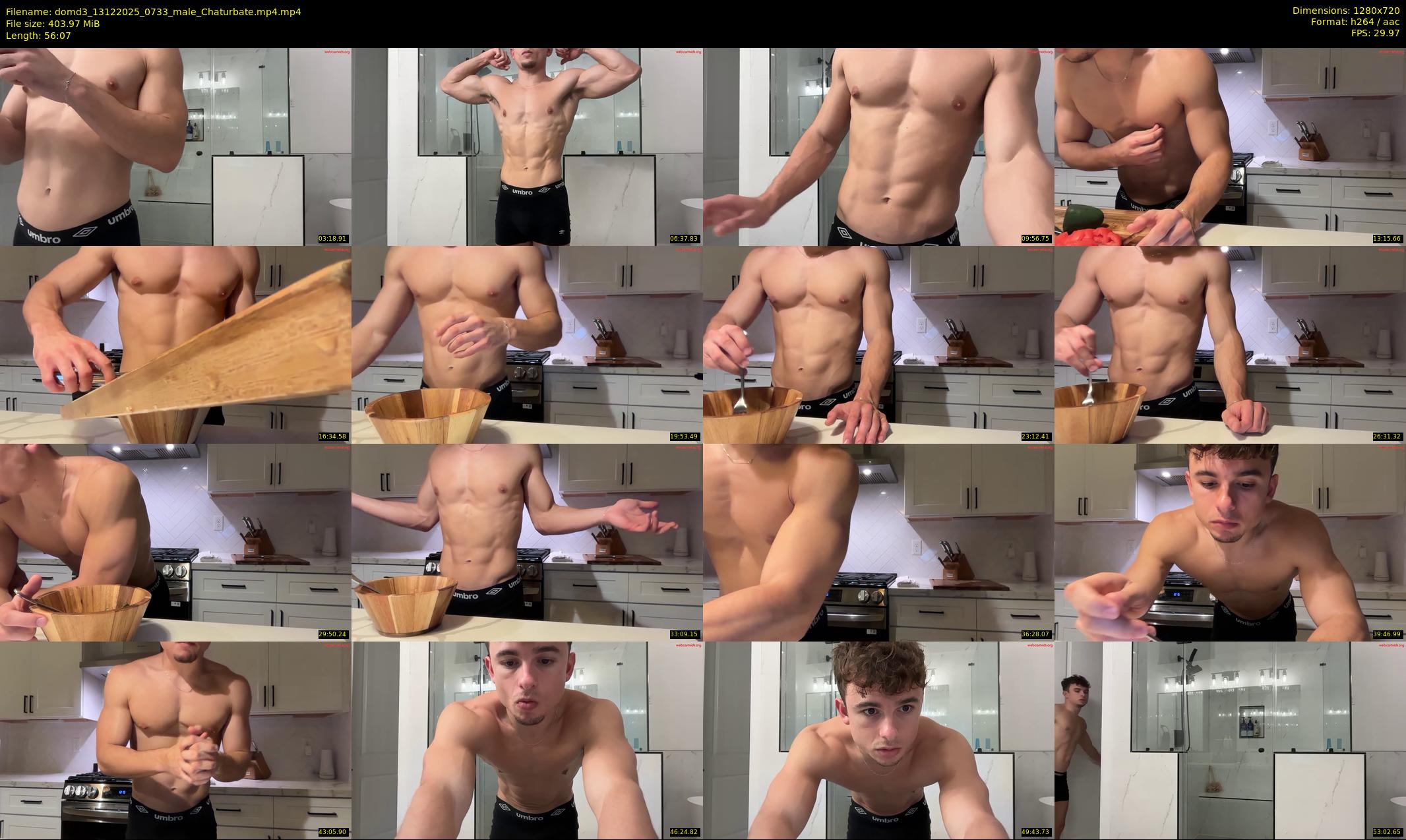 domd3 — 57 minute Chaturbate male cam show recording, 720p, Dec 13, 2025