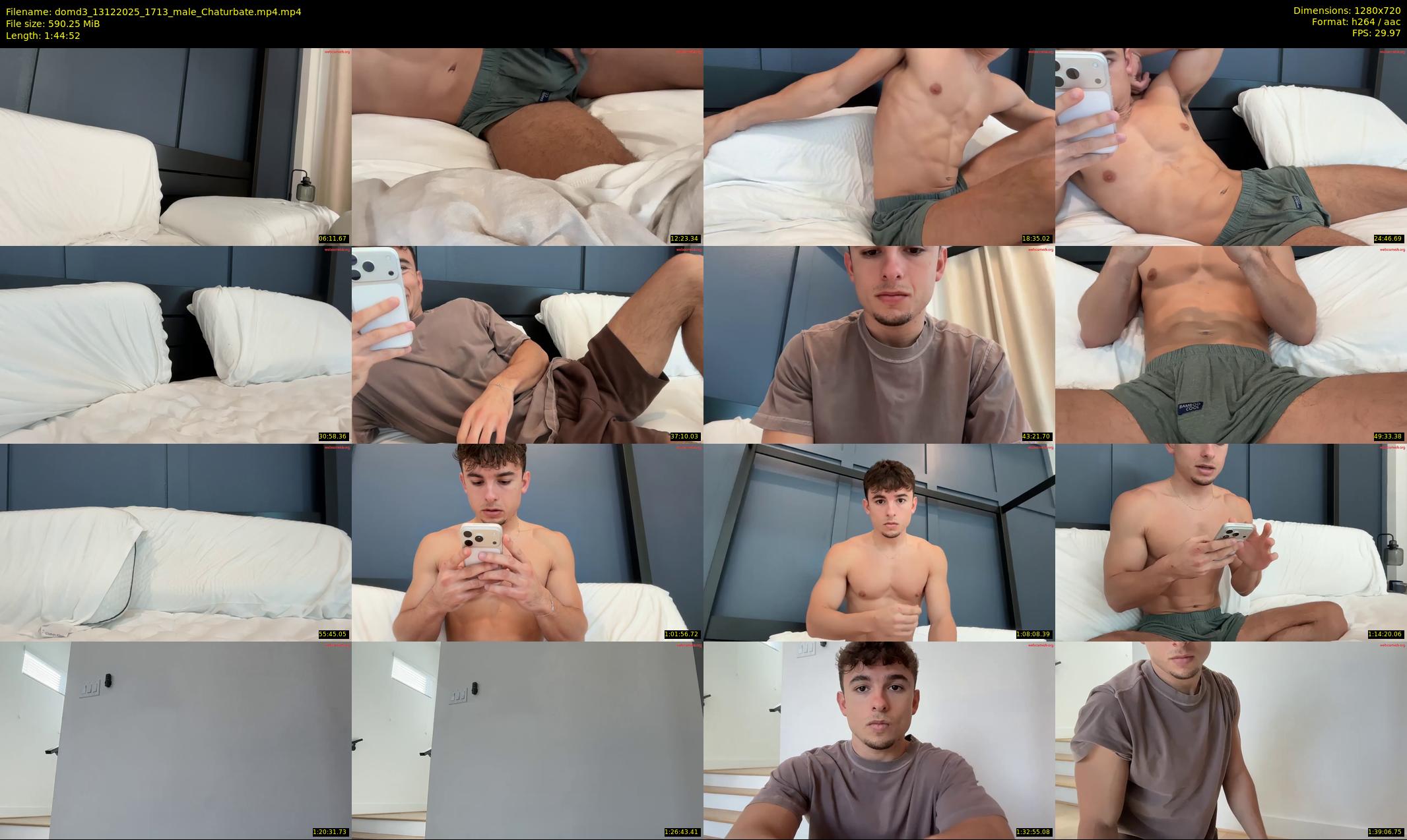 domd3 — 105 minute Chaturbate male cam show recording, 720p, Dec 13, 2025