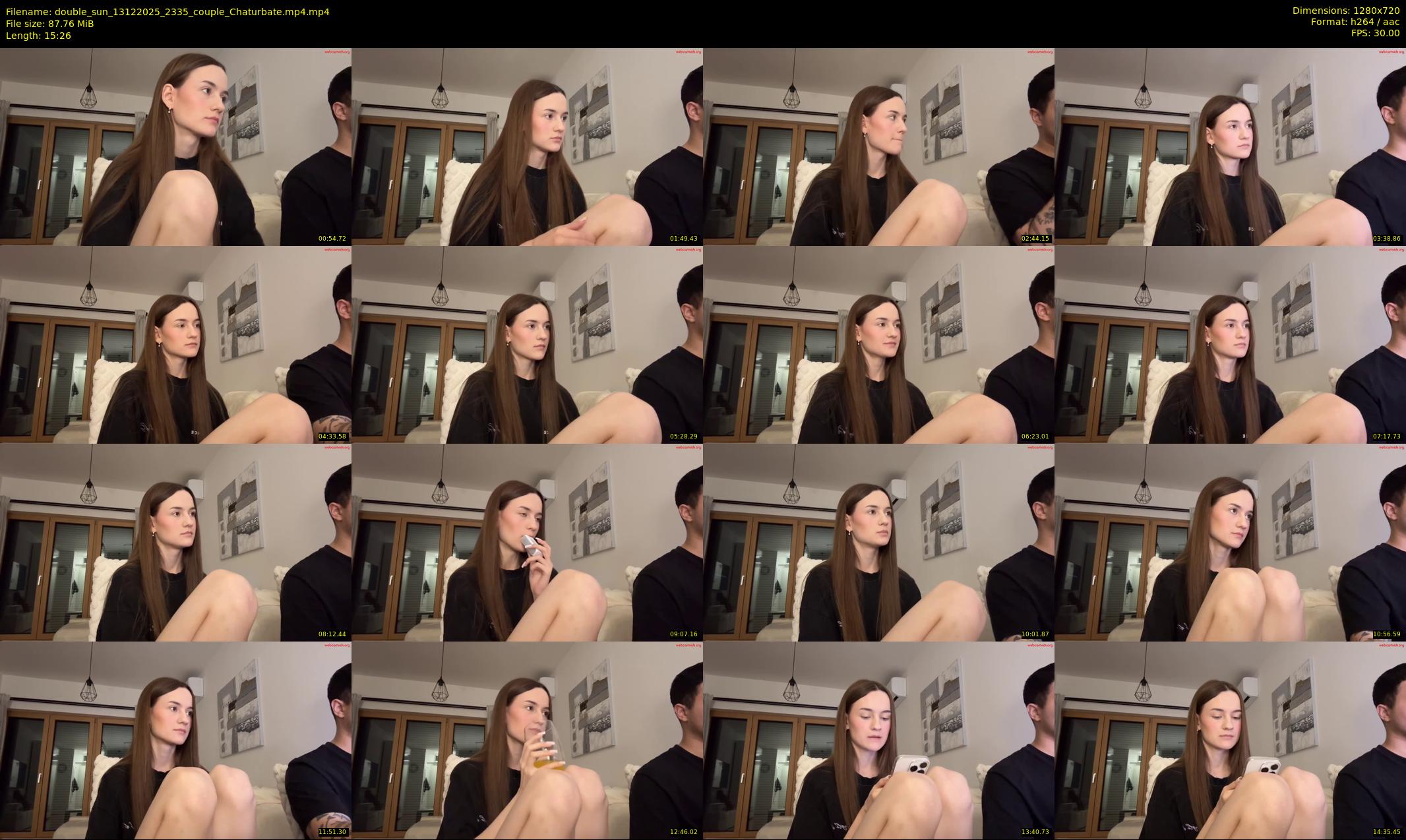 double_sun — 16 minute Chaturbate couple cam show recording, 720p, Dec 13, 2025