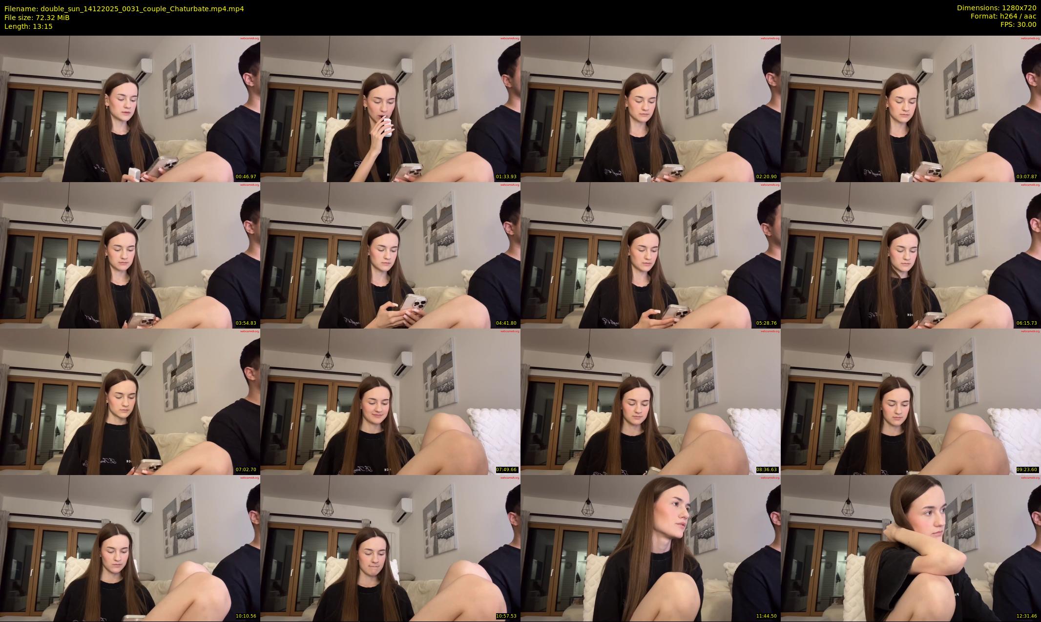 double_sun — 14 minute Chaturbate couple cam show recording, 720p, Dec 14, 2025