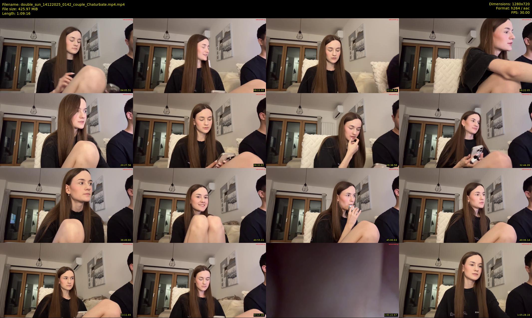 double_sun — 70 minute Chaturbate couple cam show recording, 720p, Dec 14, 2025