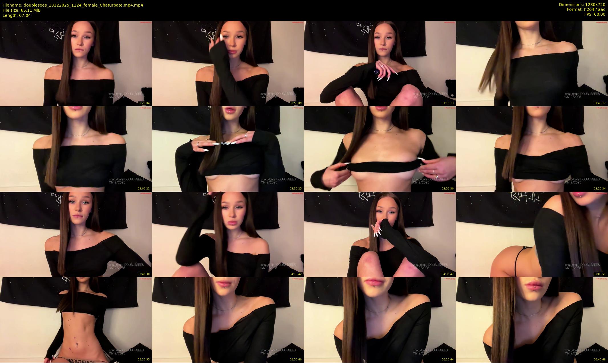 doublesees — 8 minute Chaturbate couple cam show recording, 720p, Dec 13, 2025