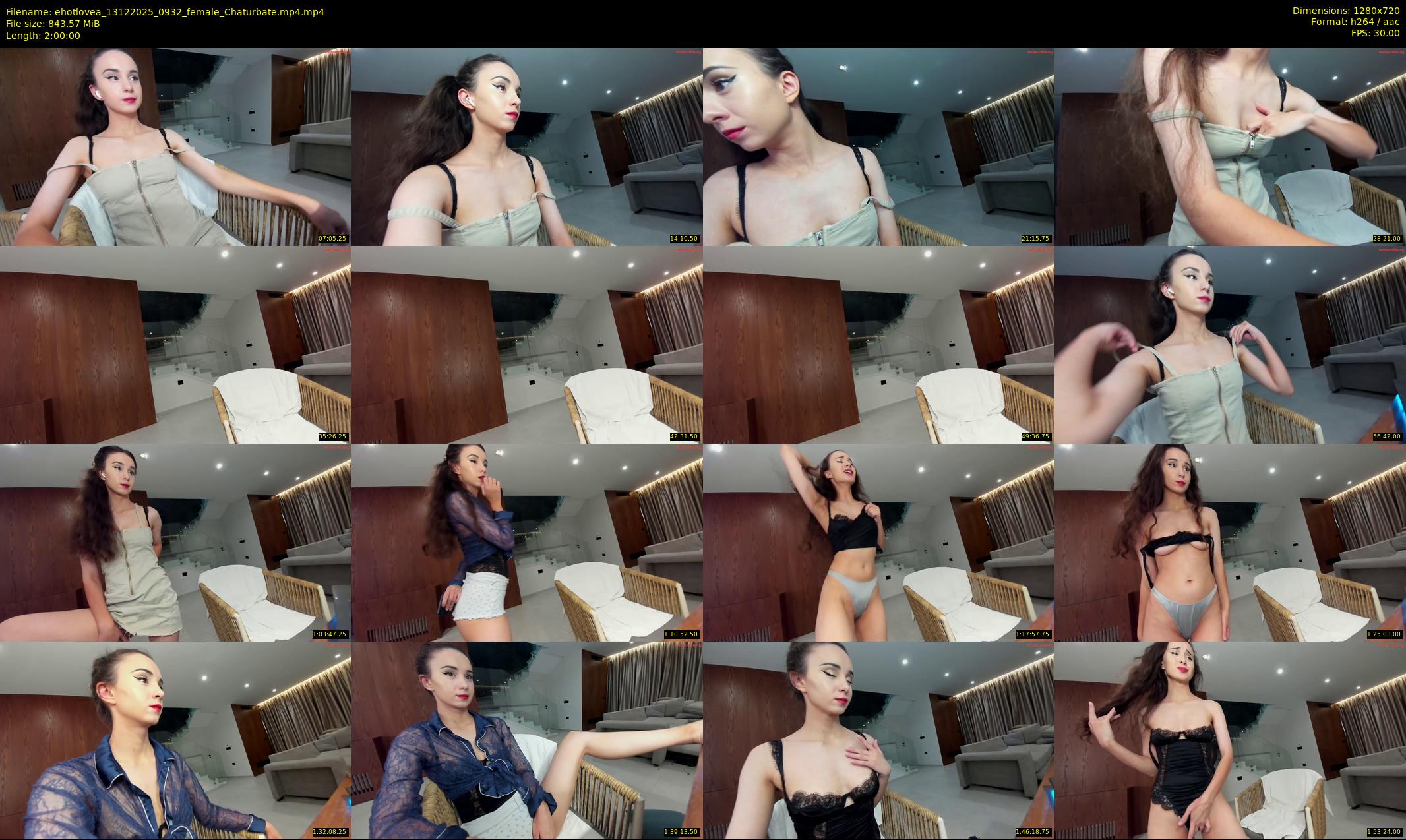 ehotlovea — 120 minute Chaturbate female cam show recording, 720p, Dec 13, 2025