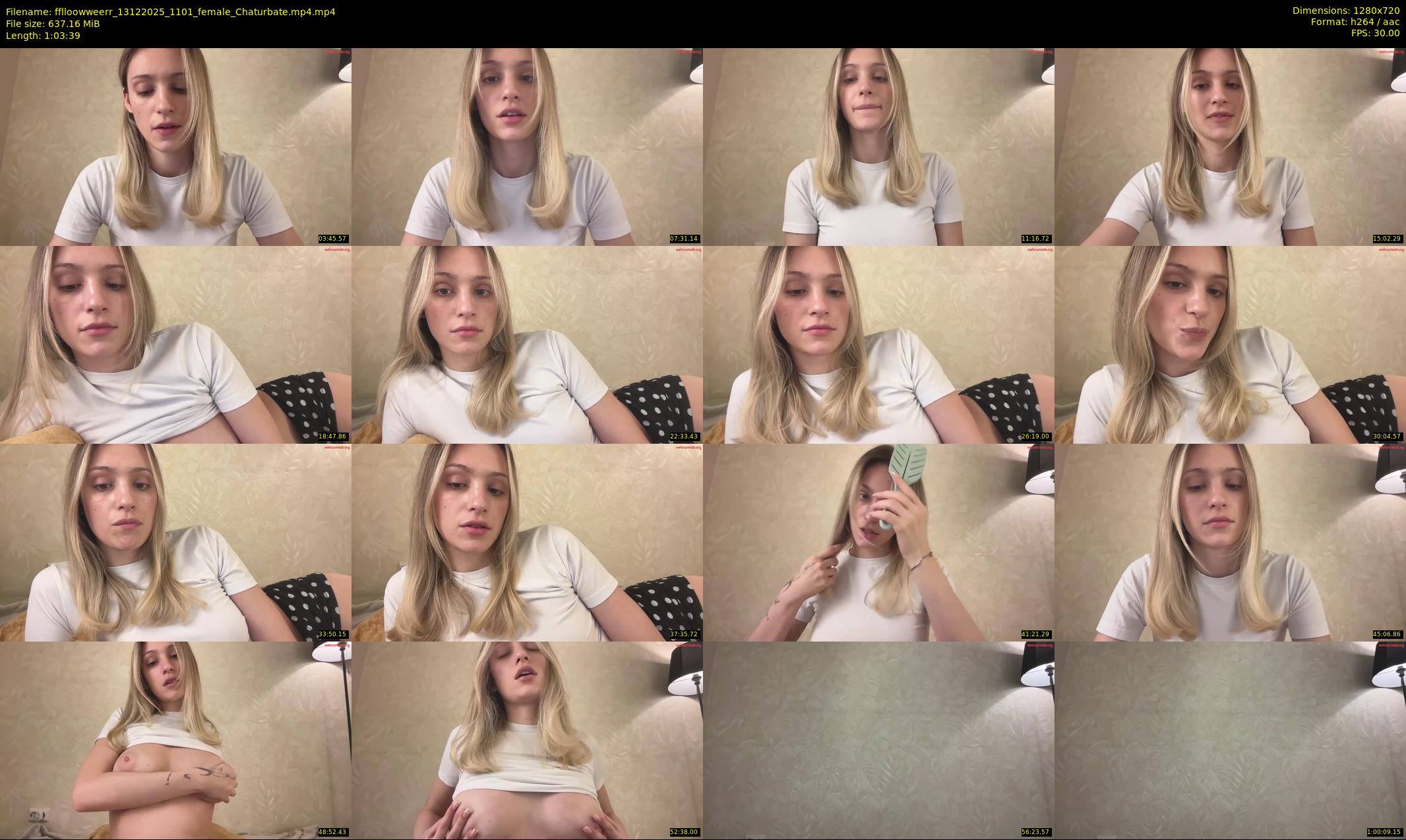 fflloowweerr — 64 minute Chaturbate couple cam show recording, 720p, Dec 13, 2025
