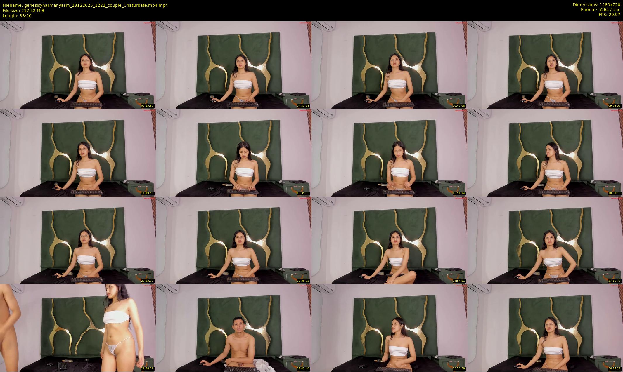 genesisyharmanyasm — 39 minute Chaturbate couple cam show recording, 720p, Dec 13, 2025