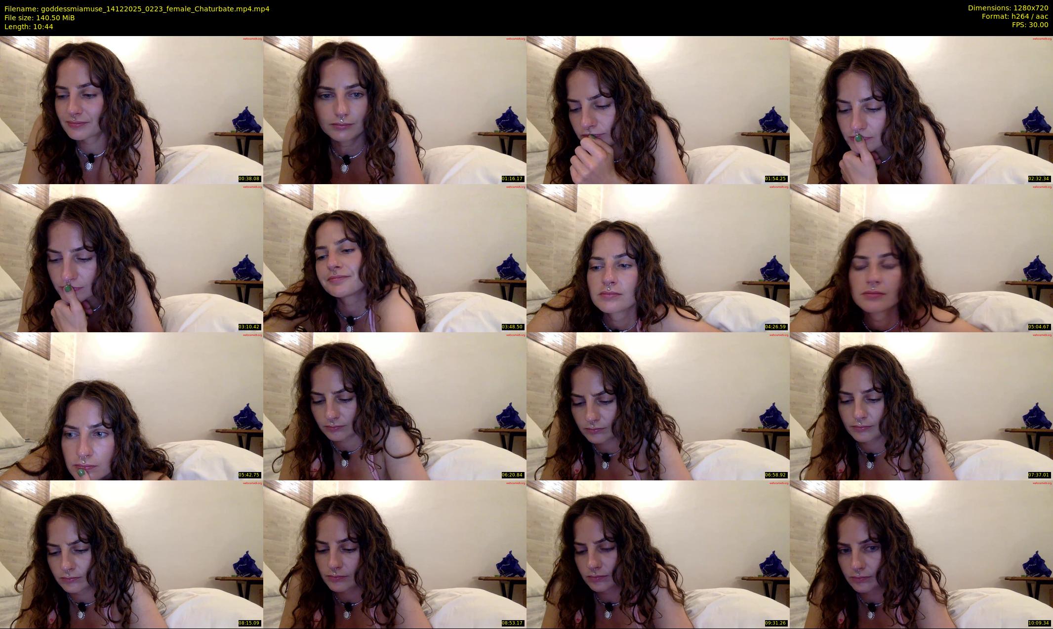 goddessmiamuse — 11 minute Chaturbate female cam show recording, 720p, Dec 14, 2025