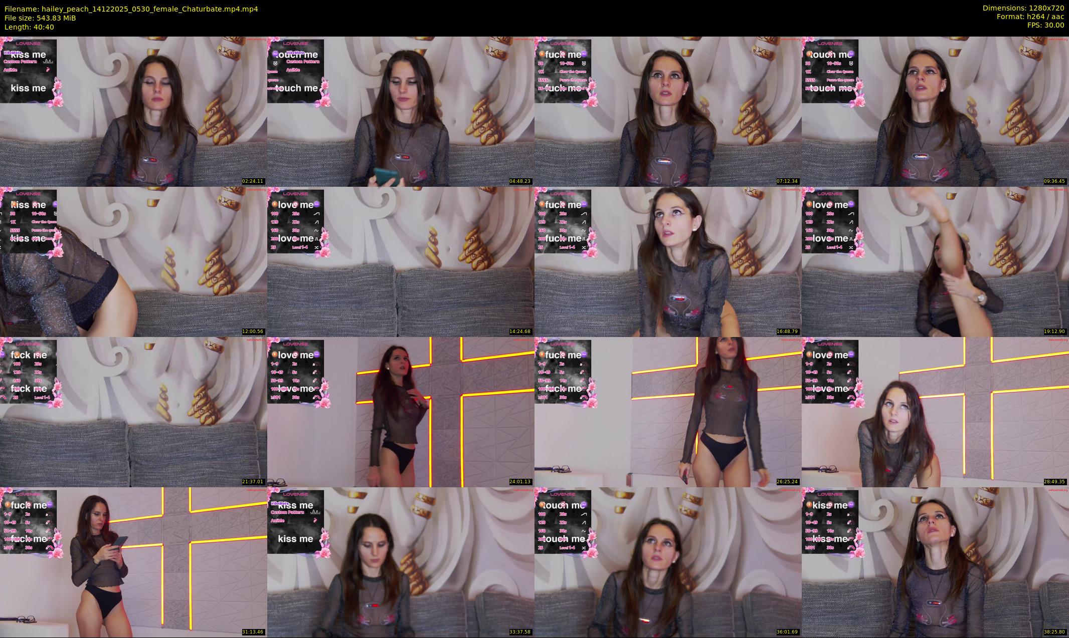 hailey_peach — 41 minute Chaturbate female cam show recording, 720p, Dec 14, 2025