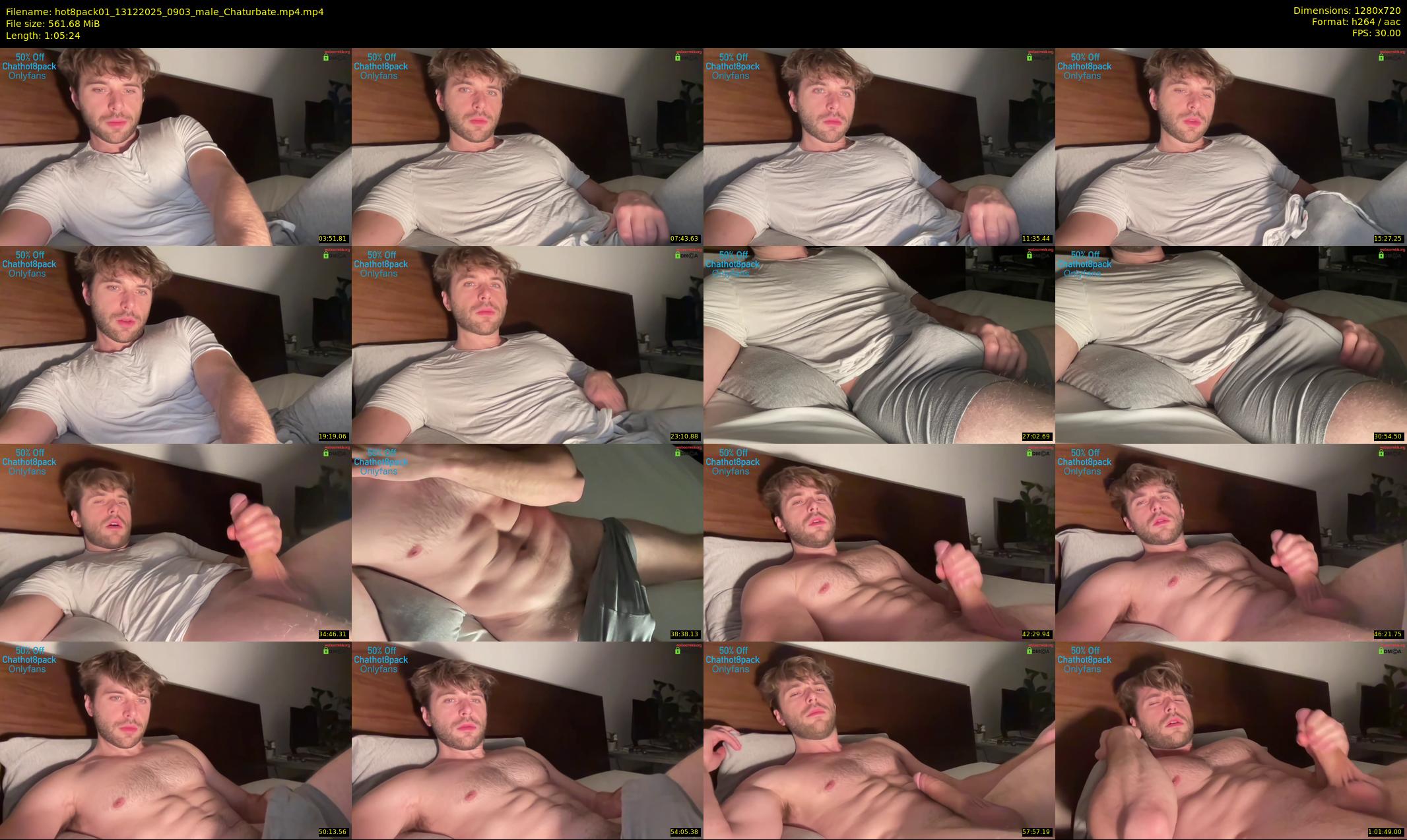 hot8pack01 — 66 minute Chaturbate male cam show recording, 720p, Dec 13, 2025