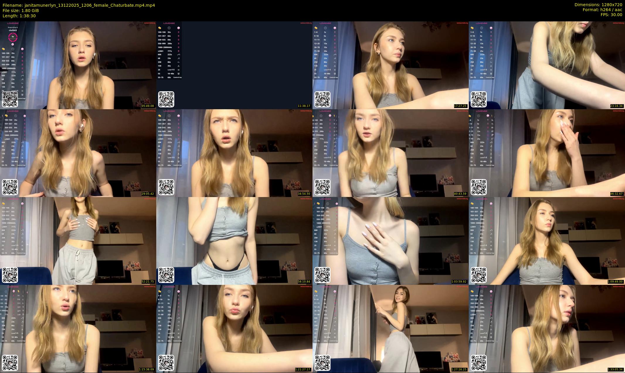 janitamunerlyn — 99 minute Chaturbate female cam show recording, 720p, Dec 13, 2025