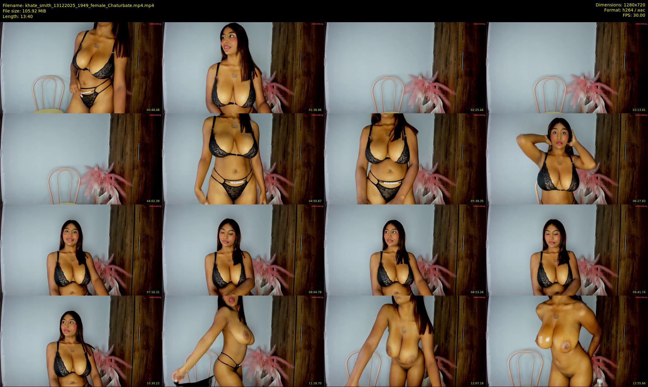 khate_smith — 14 minute Chaturbate female cam show recording, 720p, Dec 13, 2025