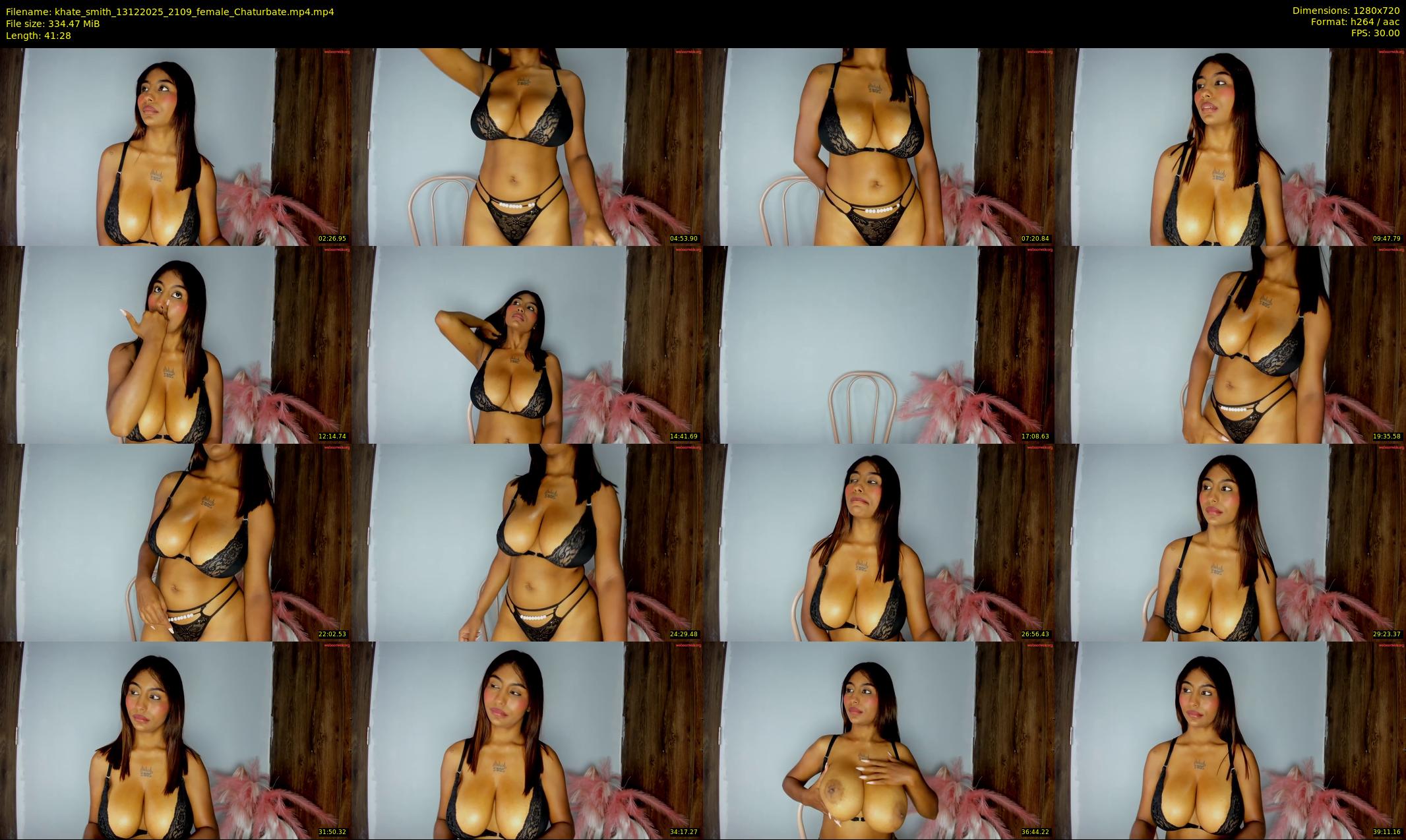 khate_smith — 42 minute Chaturbate female cam show recording, 720p, Dec 13, 2025