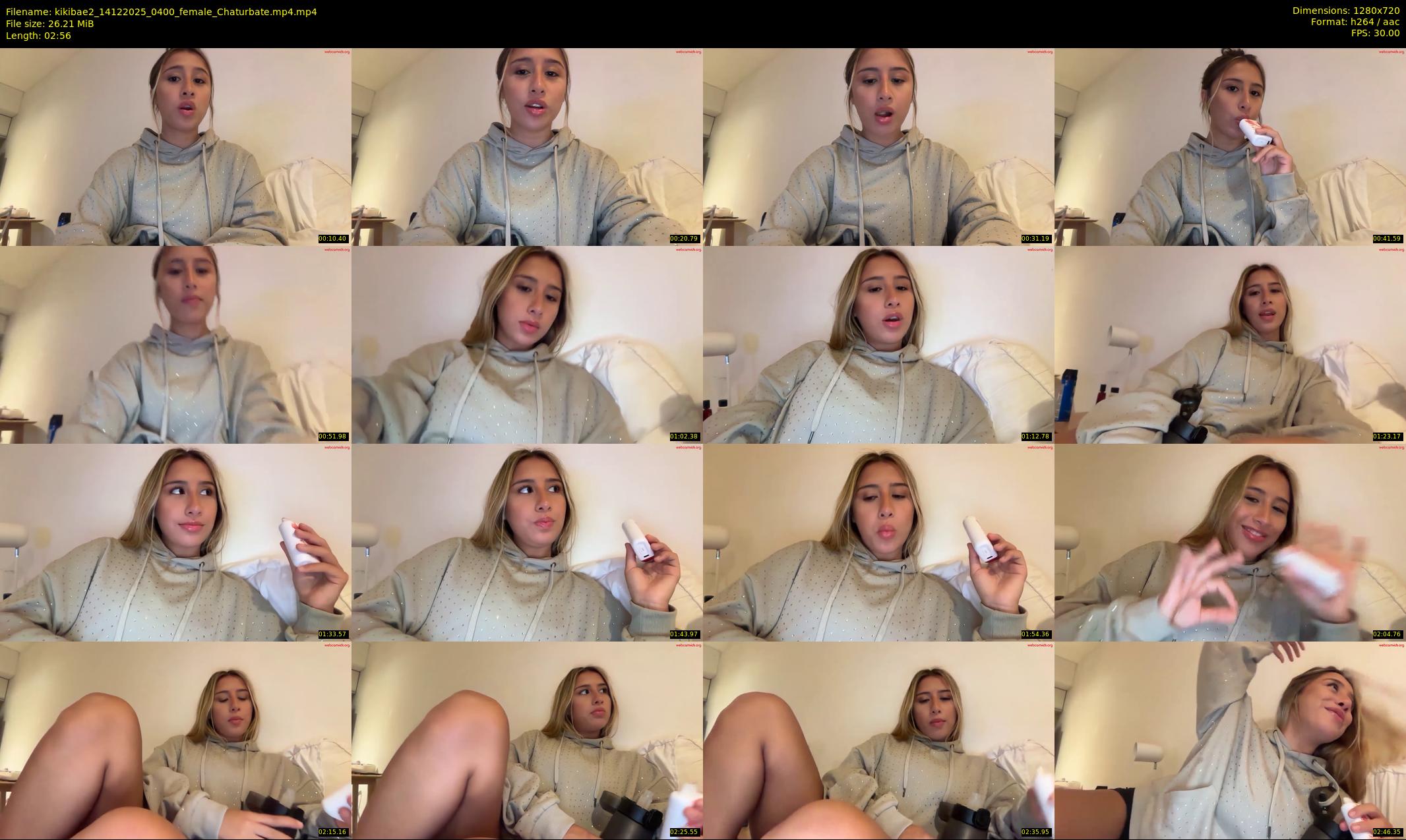 kikibae2 — 3 minute Chaturbate couple cam show recording, 720p, Dec 14, 2025