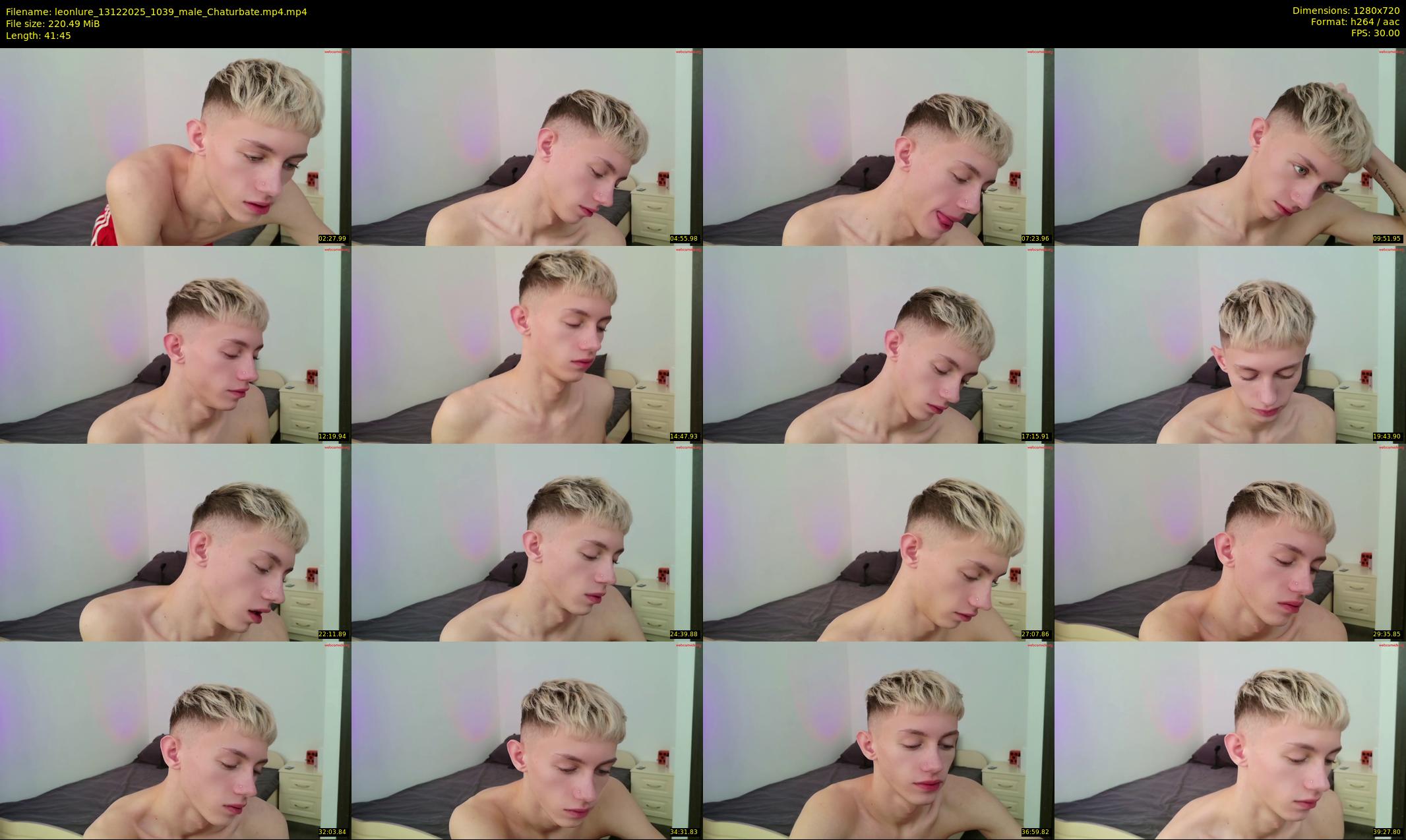 leonlure — 42 minute Chaturbate male cam show recording, 720p, Dec 13, 2025