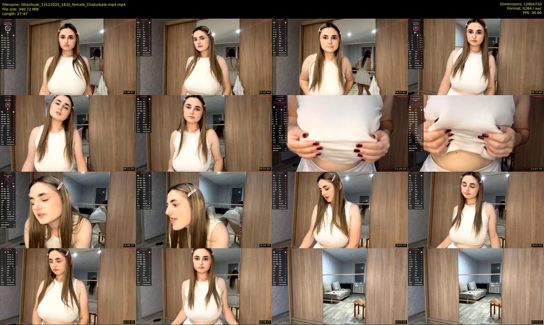 lillianhusk — 28 minute Chaturbate female cam show recording, 720p, Dec 13, 2025