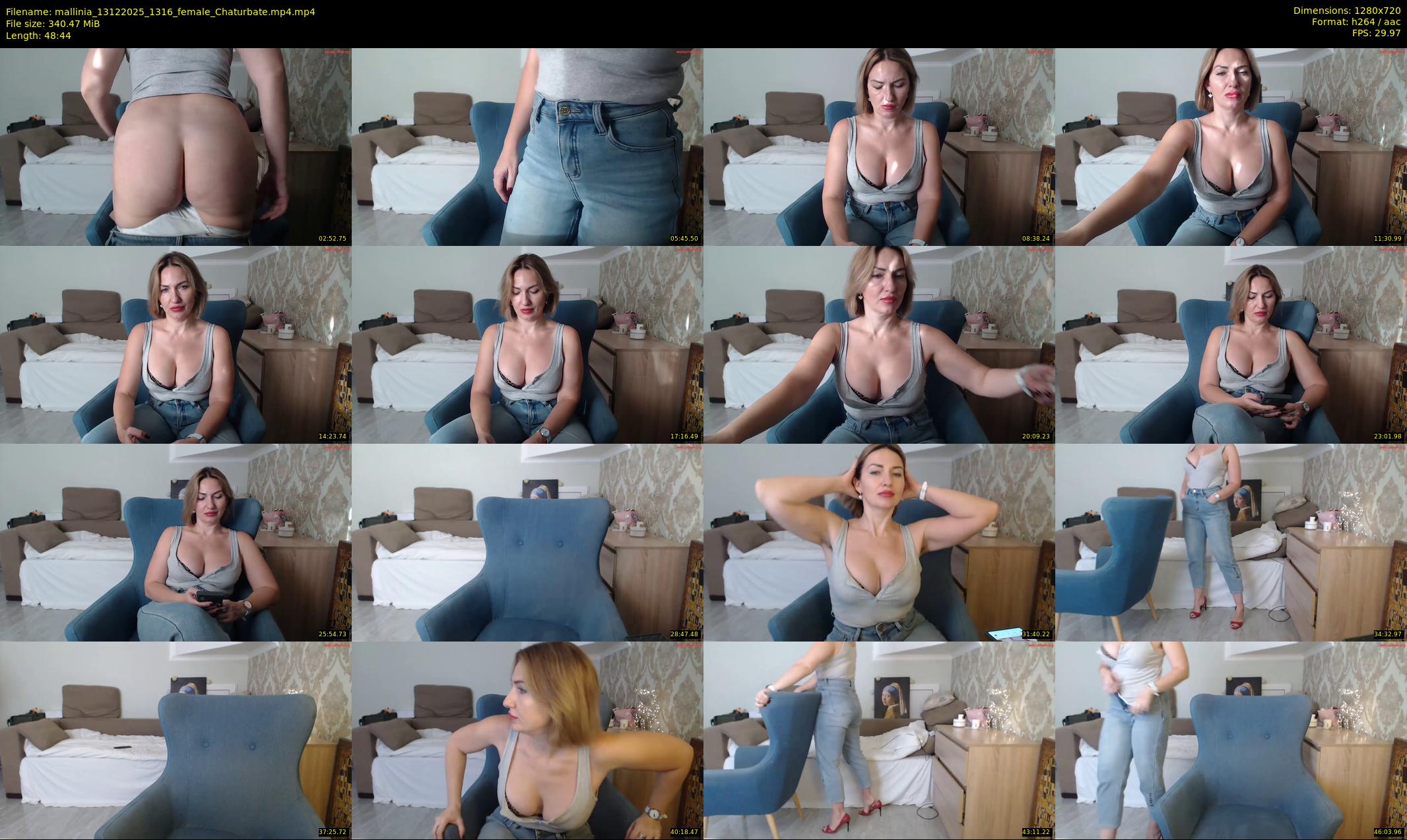 mallinia — 49 minute Chaturbate female cam show recording, 720p, Dec 13, 2025