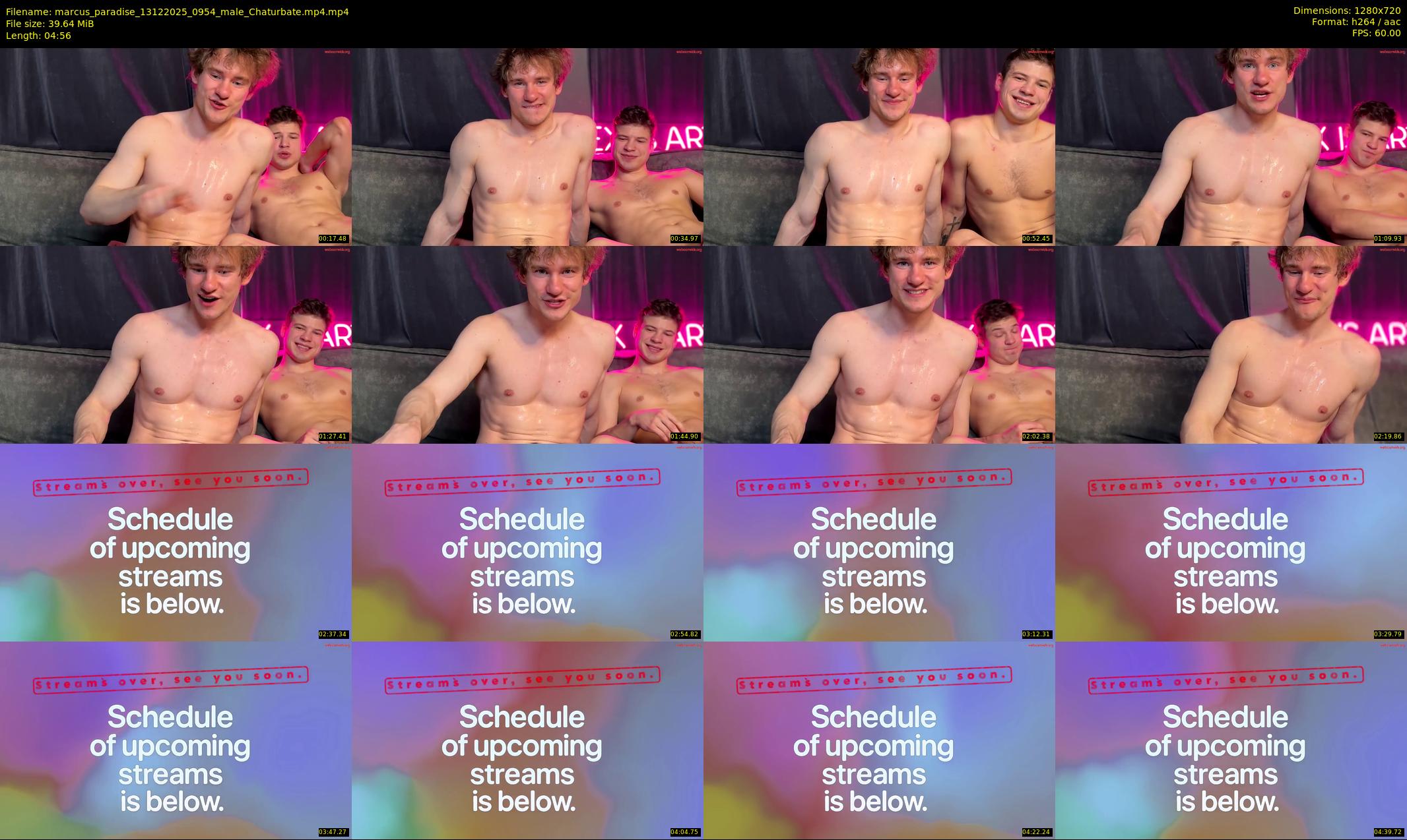 marcus_paradise — 5 minute Chaturbate male cam show recording, 720p, Dec 13, 2025
