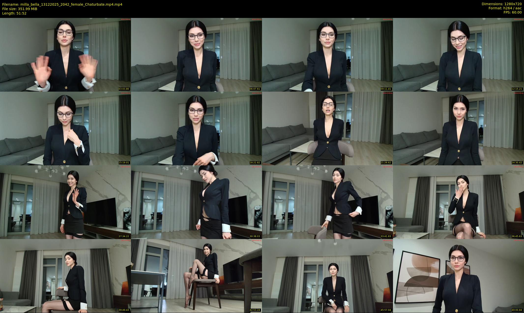 milla_bella — 52 minute Chaturbate female cam show recording, 720p, Dec 13, 2025