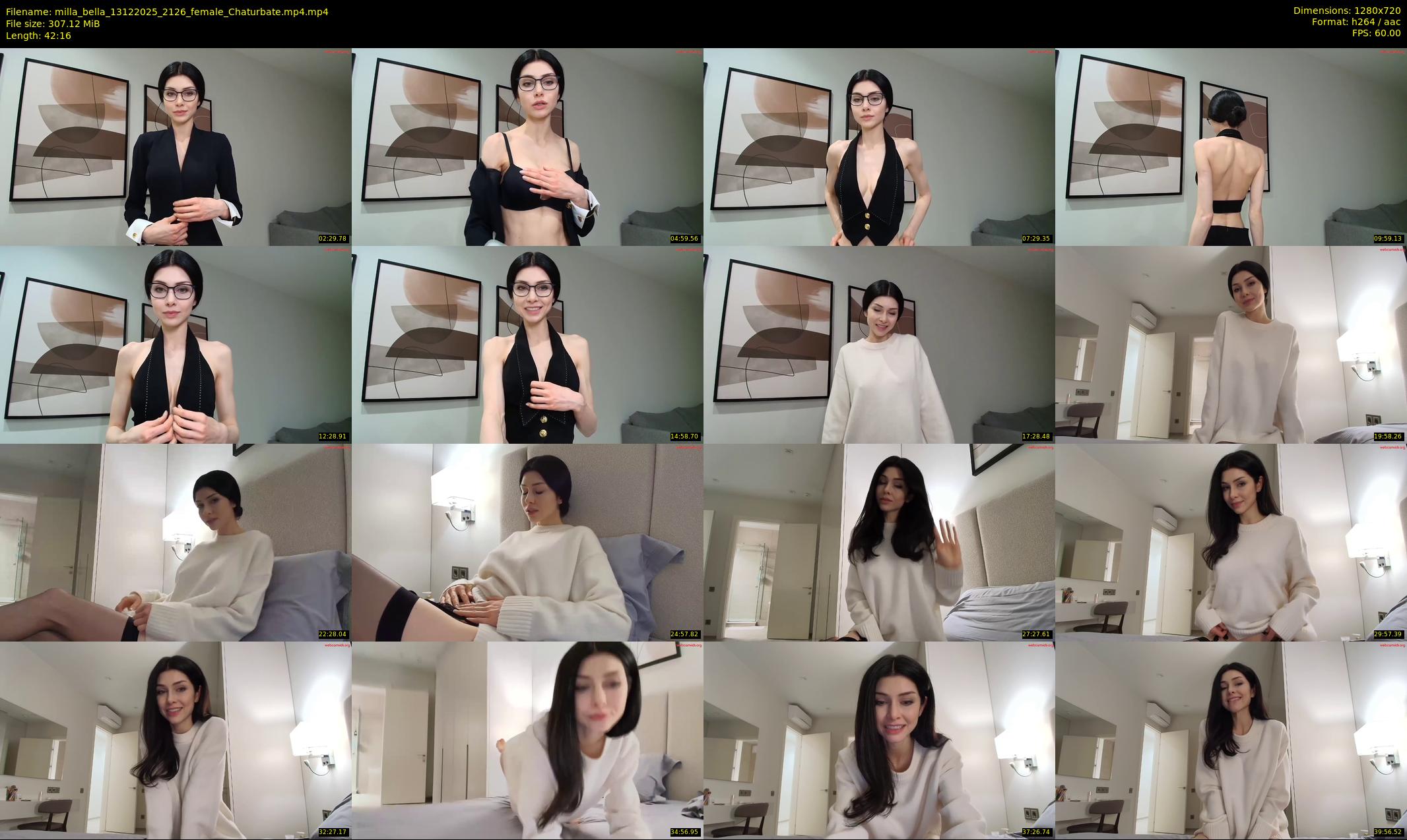milla_bella — 43 minute Chaturbate female cam show recording, 720p, Dec 13, 2025