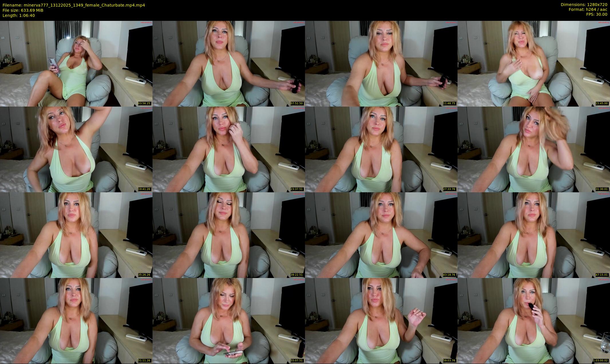 minerva777 — 67 minute Chaturbate female cam show recording, 720p, Dec 13, 2025