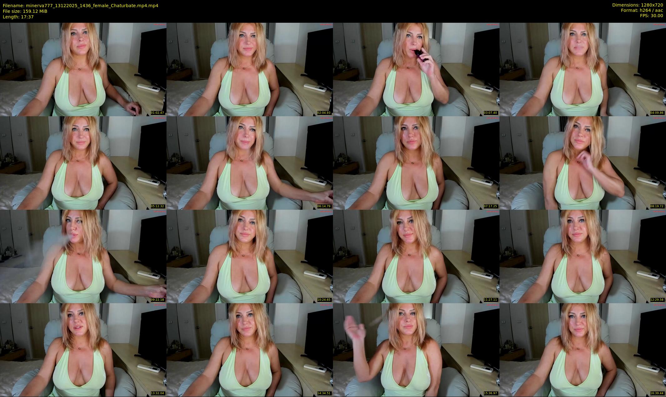 minerva777 — 18 minute Chaturbate female cam show recording, 720p, Dec 13, 2025