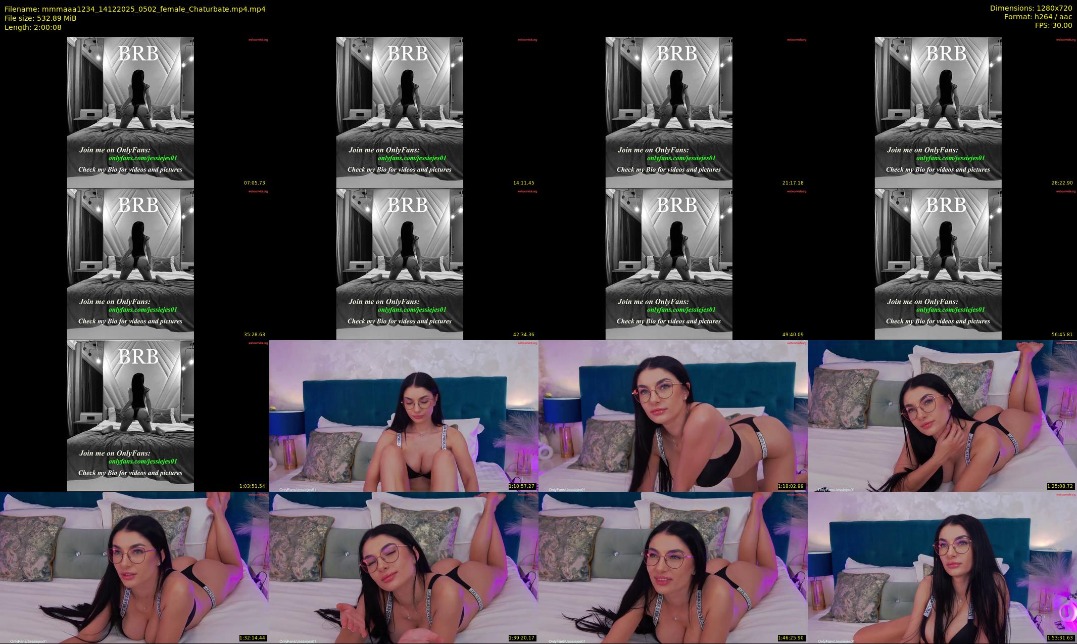 mmmaaa1234 — 121 minute Chaturbate female cam show recording, 720p, Dec 14, 2025