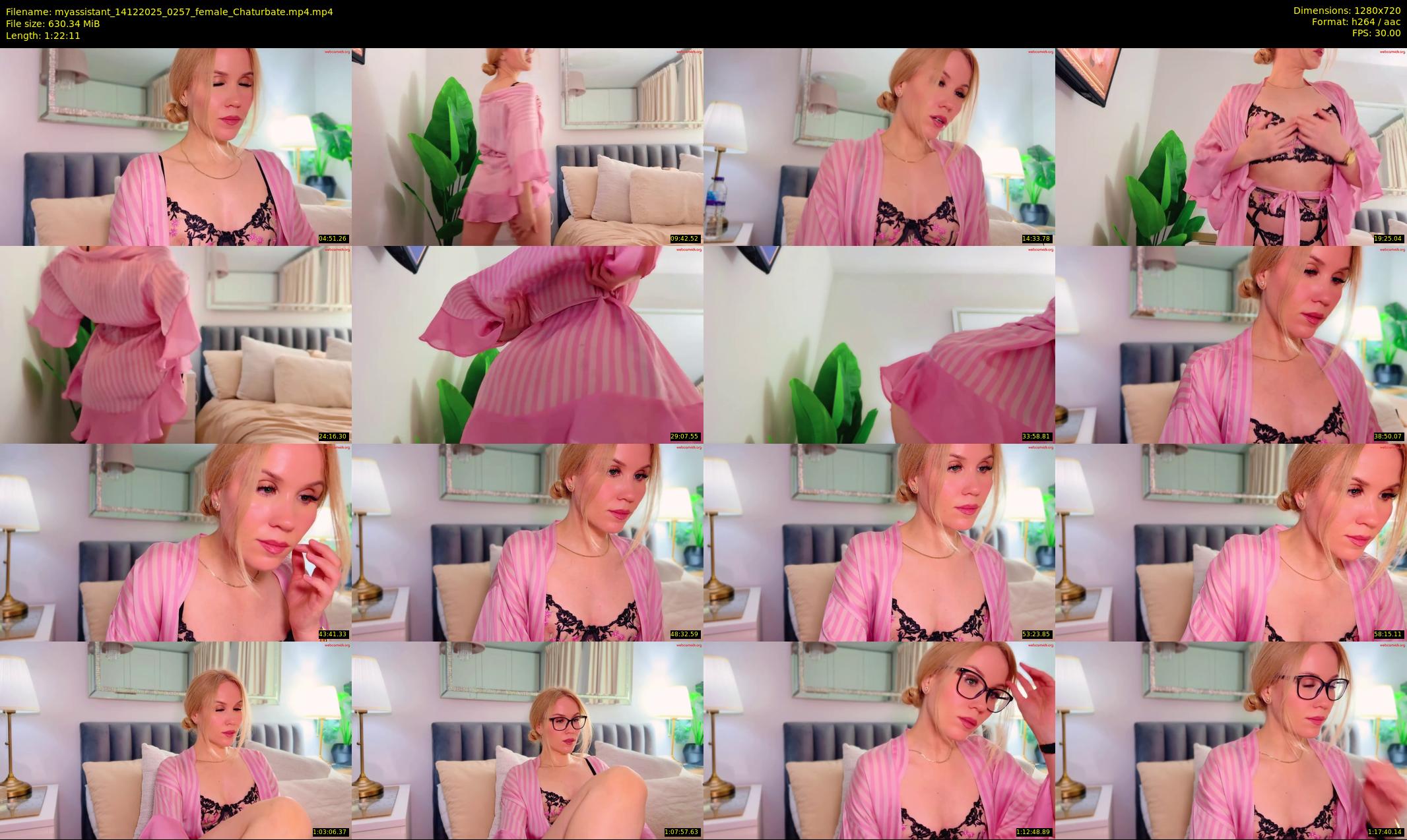 myassistant — 83 minute Chaturbate female cam show recording, 720p, Dec 14, 2025